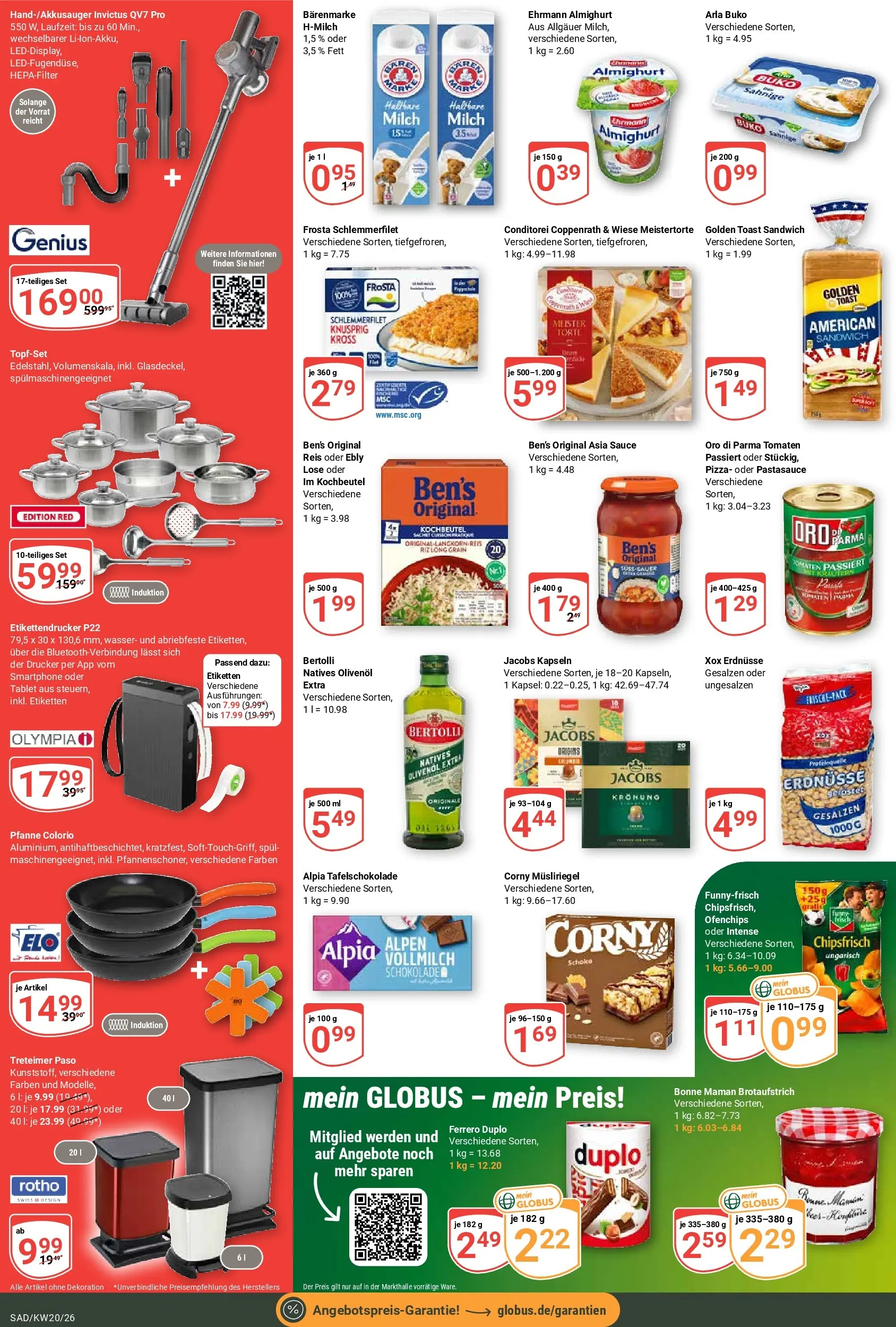 Globus Prospekt Schwandorf	 (ab 10.05.2026) » Angebote online | Seite: 2 | Produkte: Toast, Tomaten, Wasser, Reis