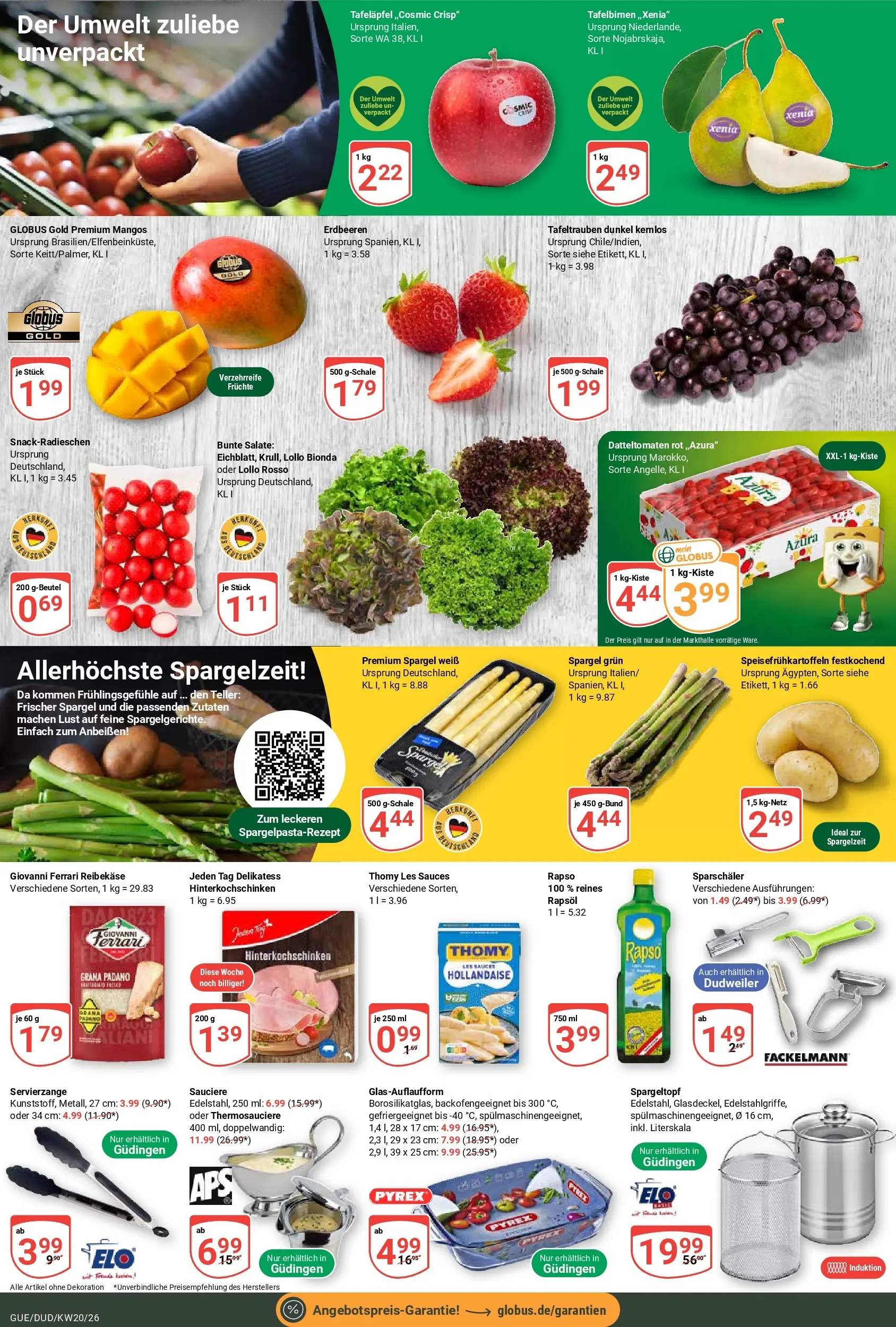 Globus Prospekt Saarbrücken-Güdingen	 (ab 10.05.2026) » Angebote online | Seite: 9 | Produkte: Thomy les sauces, Rapsöl, Erdbeeren, Reibekase