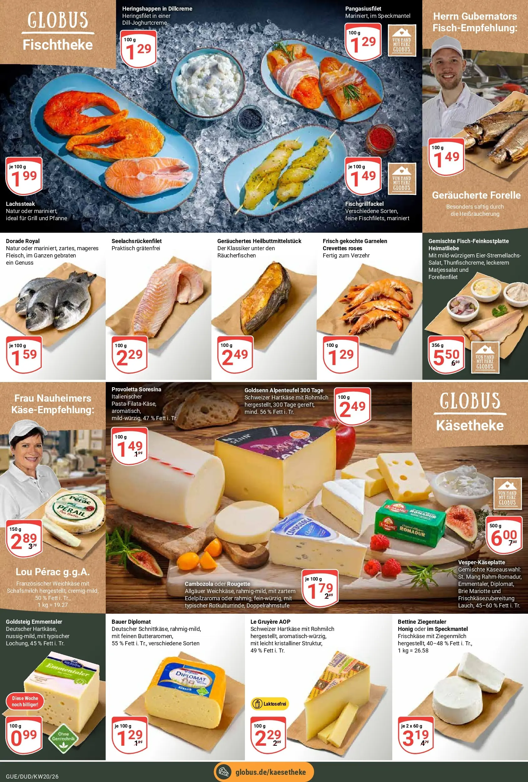 Globus Prospekt Saarbrücken-Güdingen	 (ab 10.05.2026) » Angebote online | Seite: 12 | Produkte: Dorade, Grill, Garnelen, Frischkase