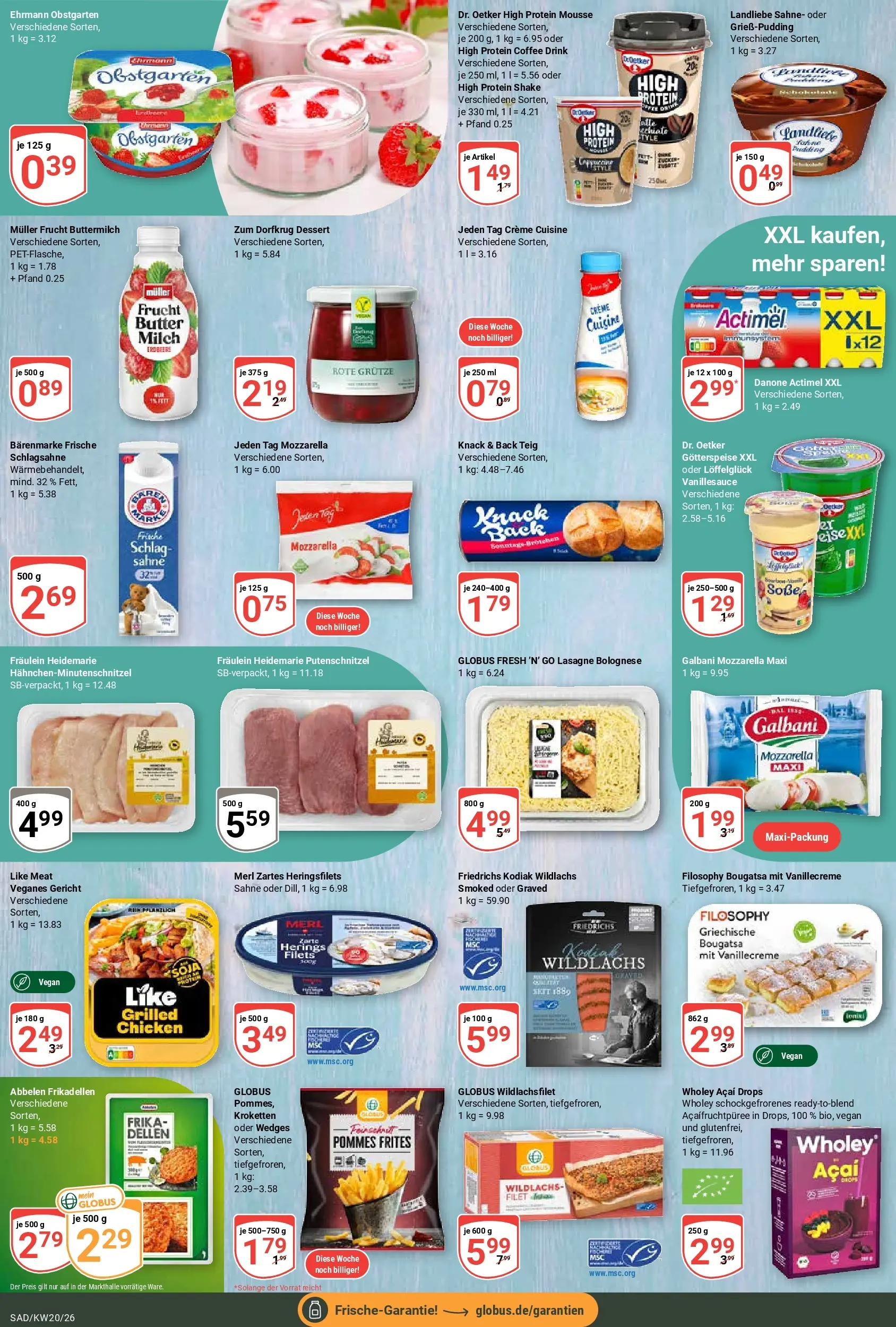 Globus Prospekt Schwandorf	 (ab 10.05.2026) » Angebote online | Seite: 8 | Produkte: Milch, Pommes frites, Creme, Putenschnitzel