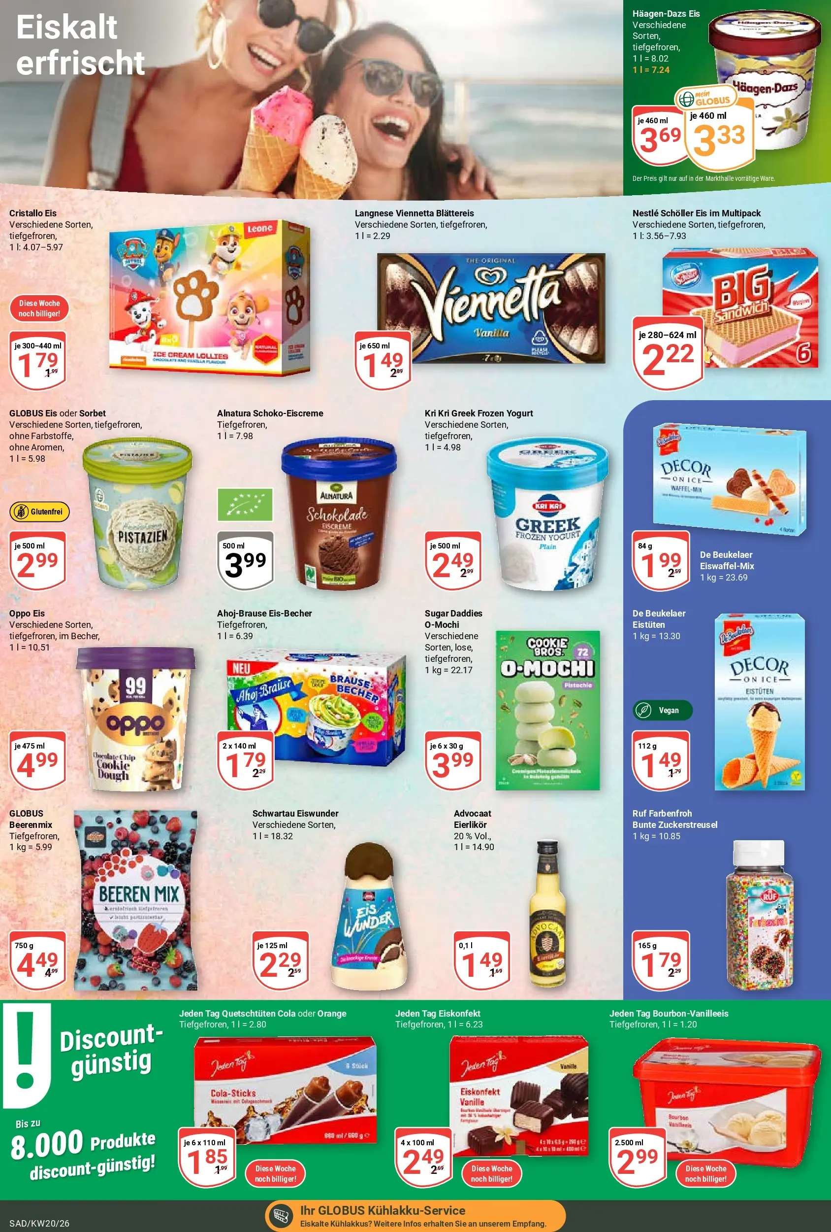 Globus Prospekt Schwandorf	 (ab 10.05.2026) » Angebote online | Seite: 10 | Produkte: Langnese, Cola, Eiscreme, Eis