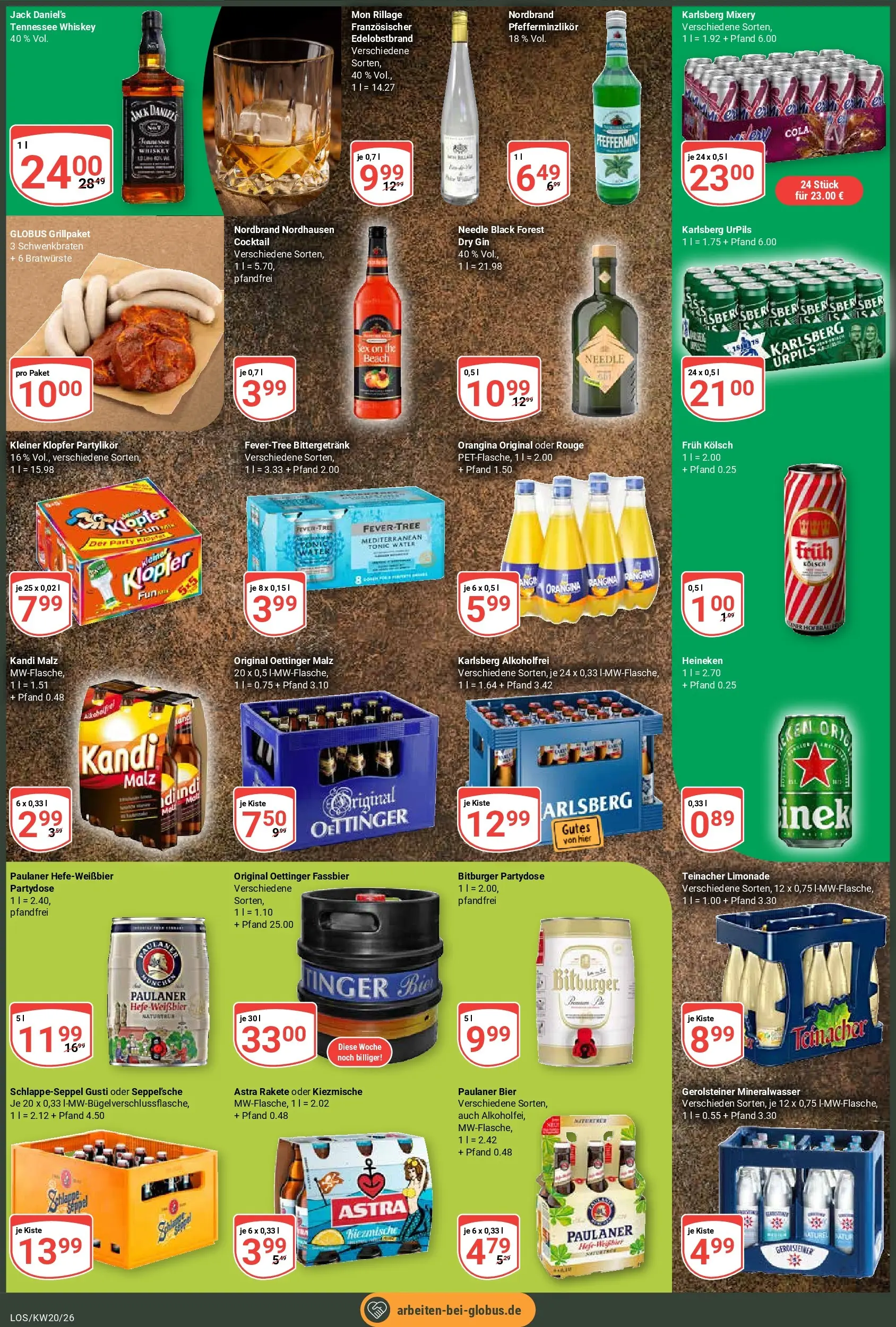 Globus Prospekt Losheim Am See	 (ab 10.05.2026) » Angebote online | Seite: 4 | Produkte: Astra, Jack Daniel's, Oettinger, Mixery