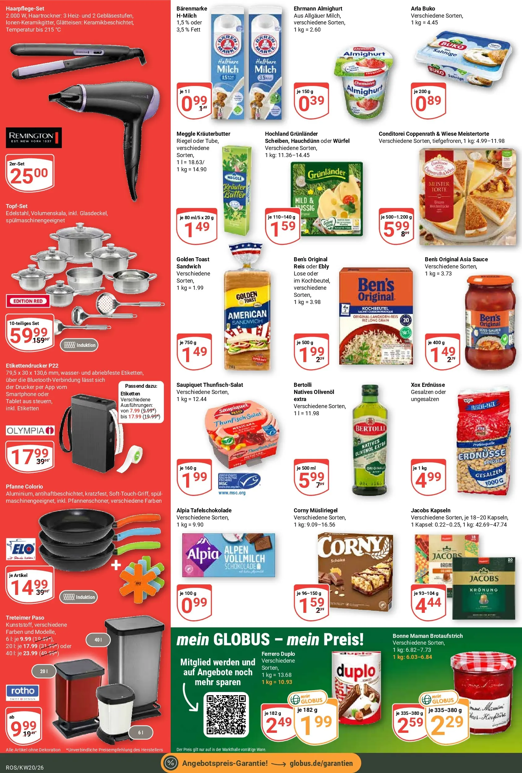 Globus Prospekt Lambrechtshagen	 (ab 10.05.2026) » Angebote online | Seite: 2 | Produkte: Erdnüsse, Ferrero duplo, Toast, Reis