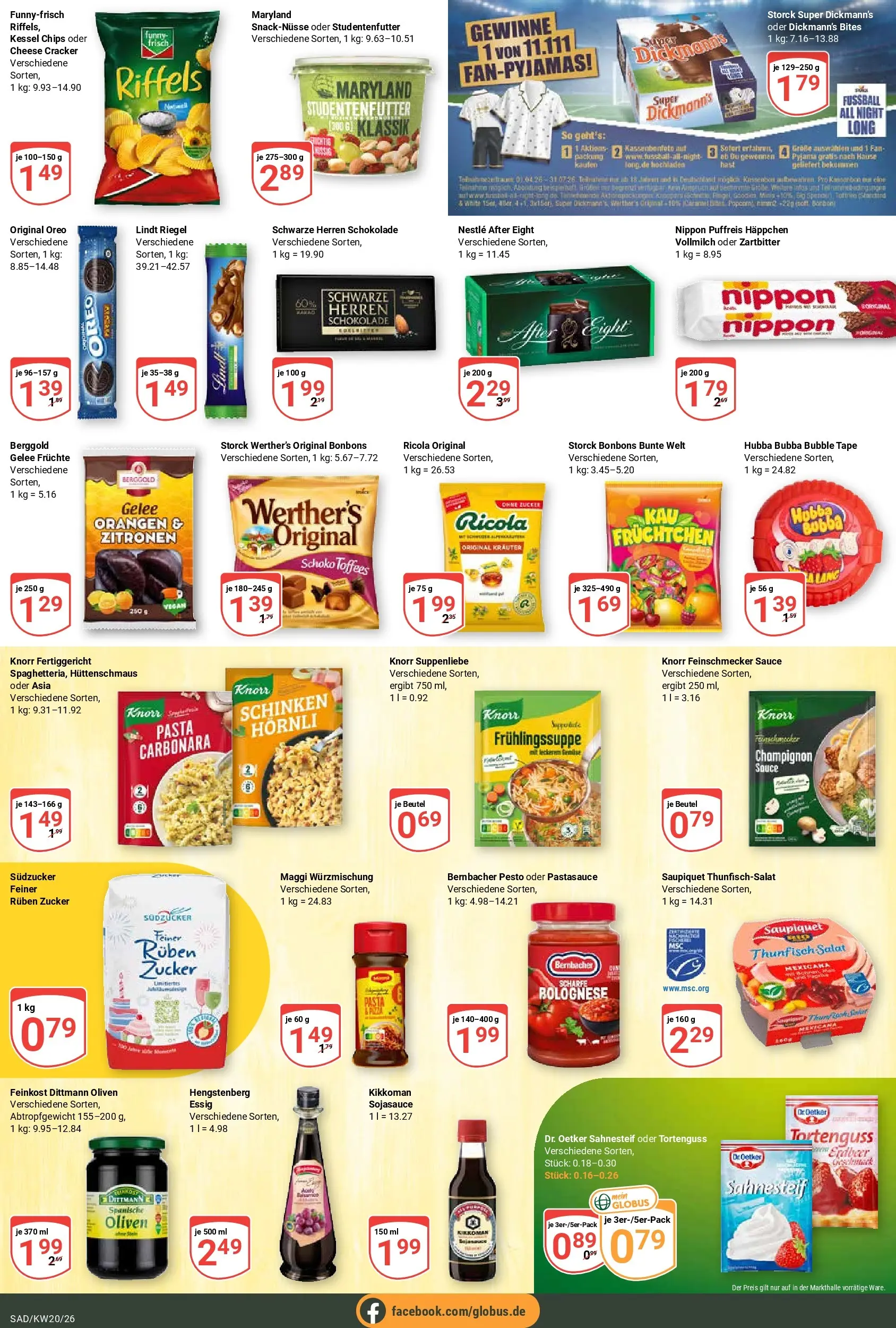 Globus Prospekt Schwandorf	 (ab 10.05.2026) » Angebote online | Seite: 14 | Produkte: Maggi, Schokolade, Essig, Pasta