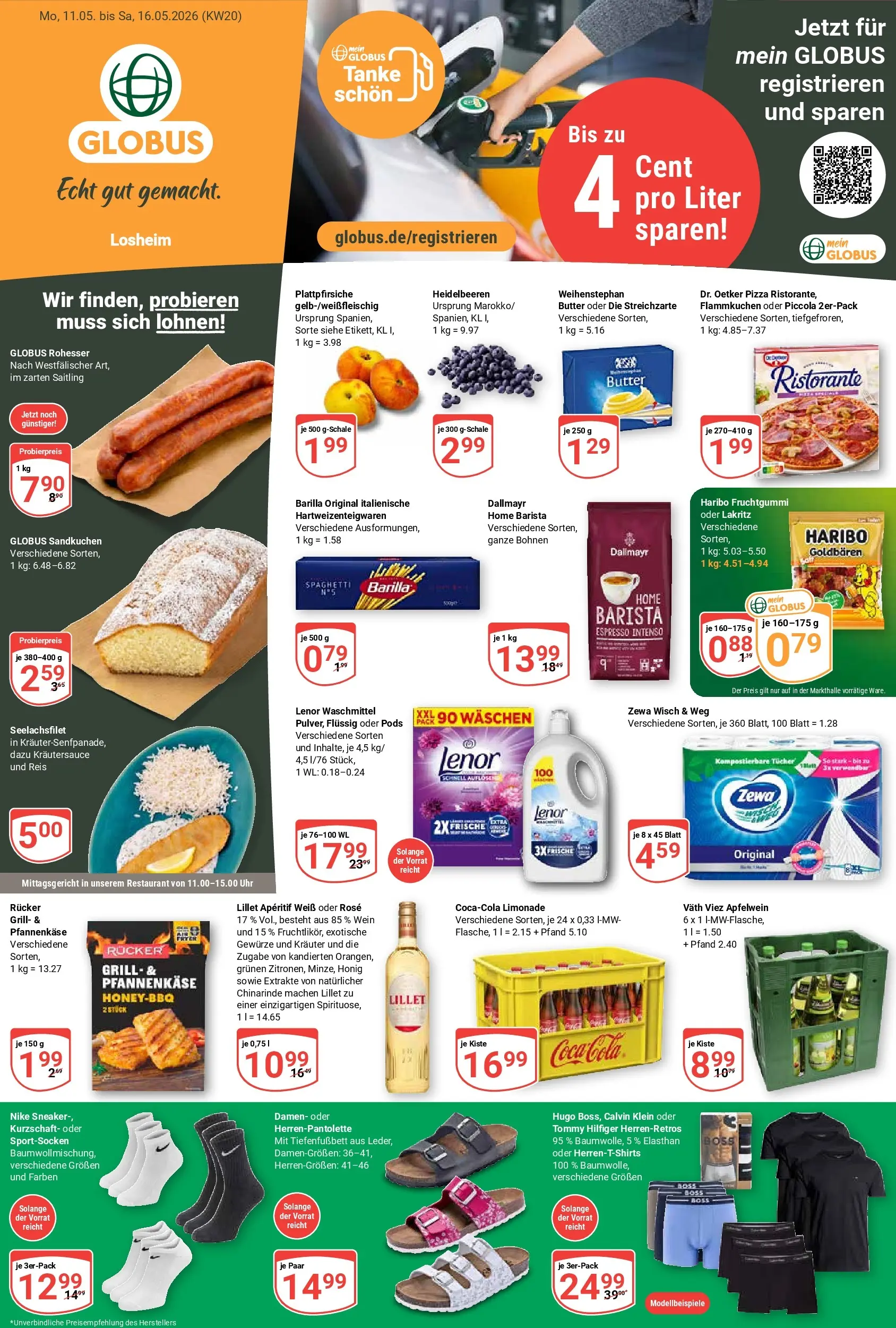 Globus Prospekt Losheim Am See	 (ab 10.05.2026) » Angebote online | Seite: 6 | Produkte: Zewa, Lillet, Gewürze, Uhr