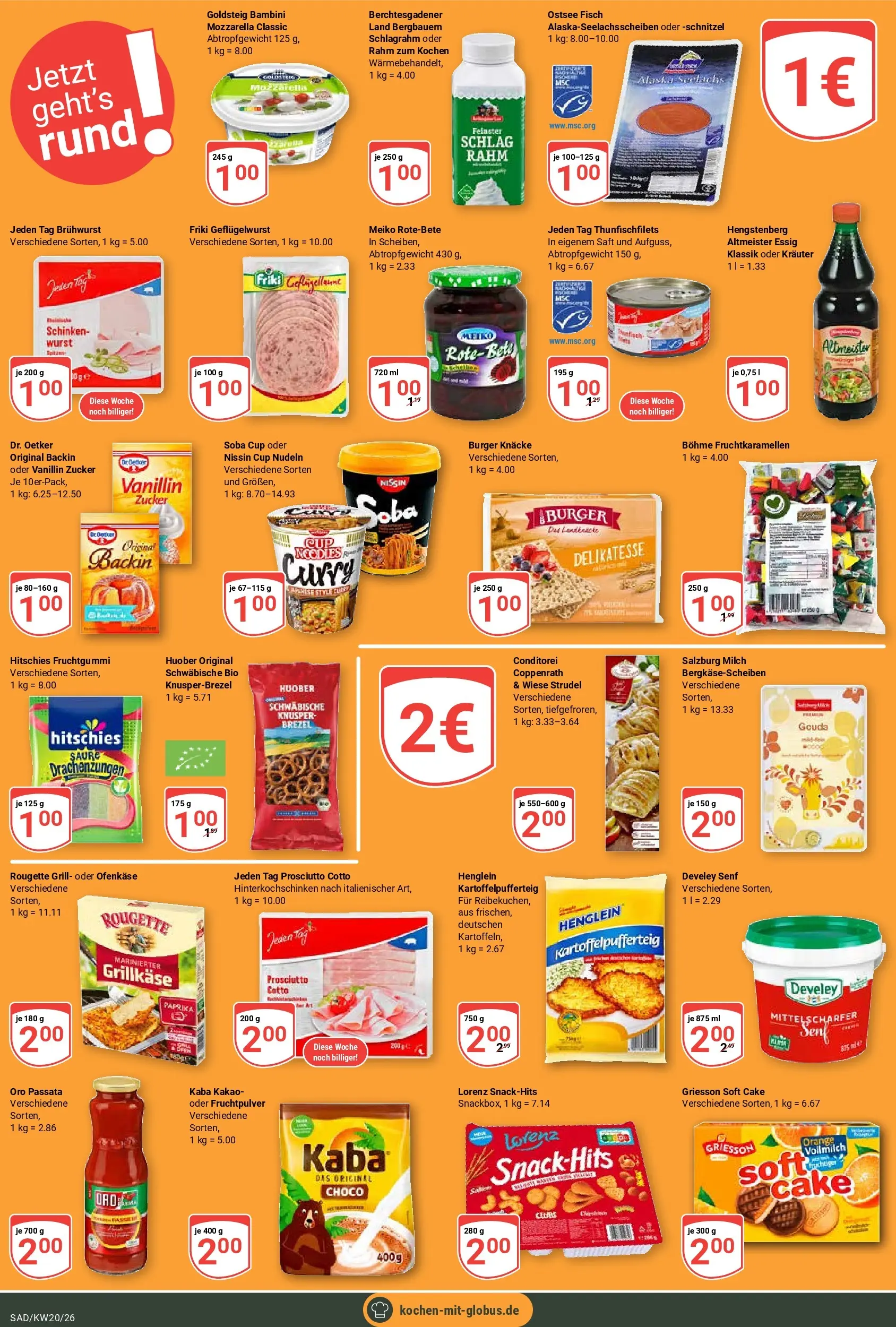 Globus Prospekt Schwandorf	 (ab 10.05.2026) » Angebote online | Seite: 15 | Produkte: Milch, Paprika, Wurst, Nudeln