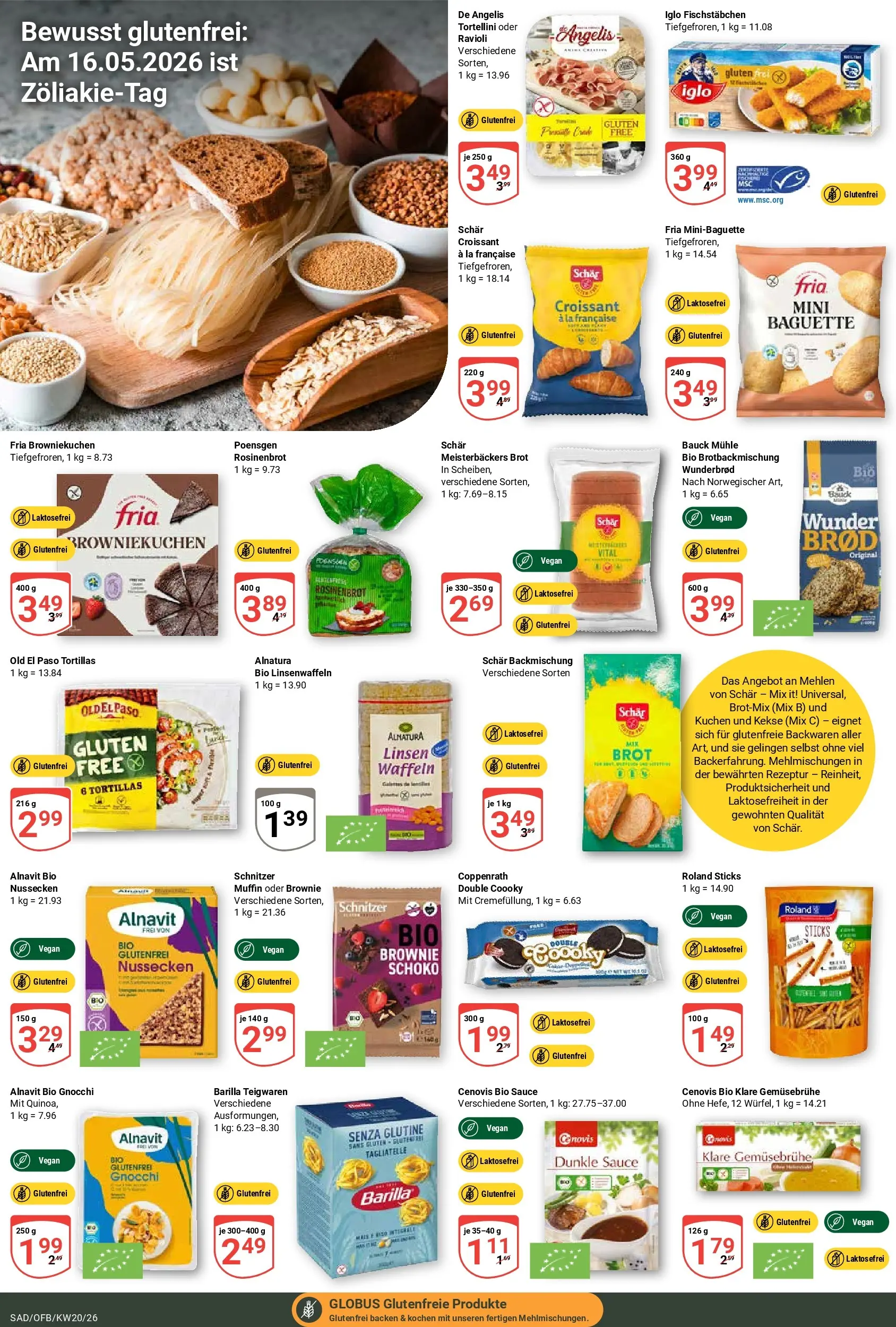 Globus Prospekt Schwandorf	 (ab 10.05.2026) » Angebote online | Seite: 17 | Produkte: Mühle, Baguette, Fischstabchen, Brot