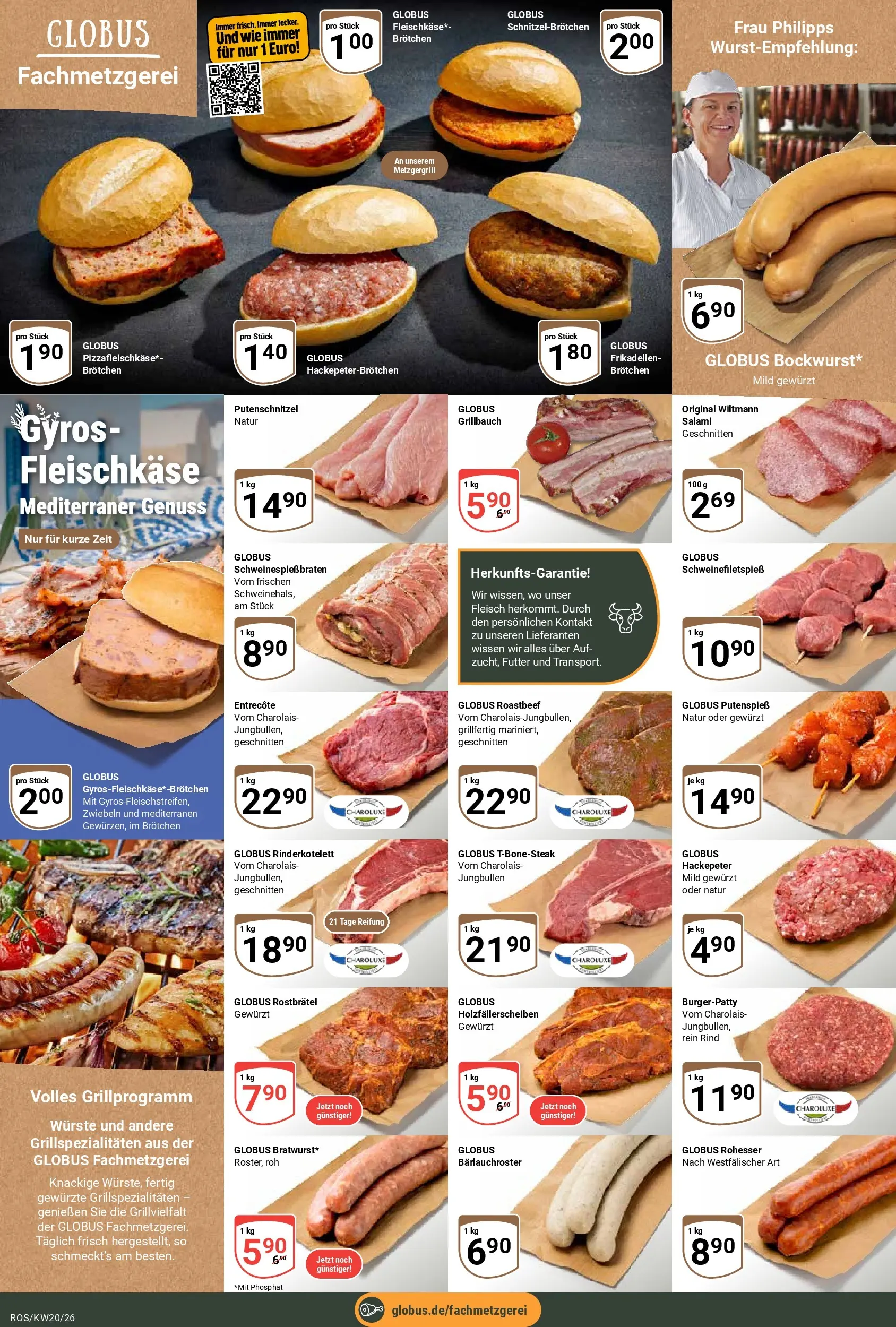 Globus Prospekt Lambrechtshagen	 (ab 10.05.2026) » Angebote online | Seite: 6 | Produkte: Roastbeef, Putenschnitzel, Salami, Fleisch