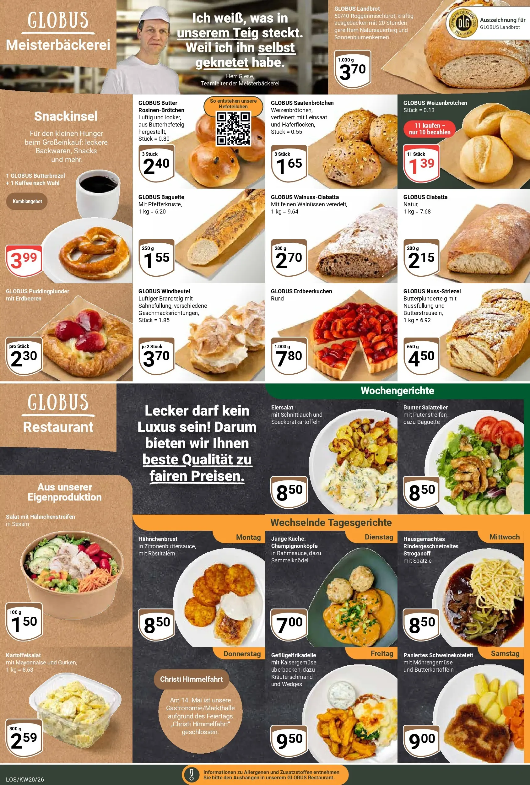 Globus Prospekt Losheim Am See	 (ab 10.05.2026) » Angebote online | Seite: 10 | Produkte: Kaffee, Küche, Mayonnaise, Erdbeeren