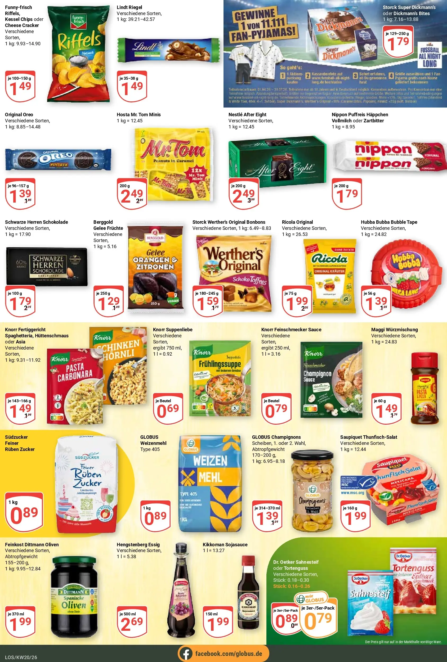 Globus Prospekt Losheim Am See	 (ab 10.05.2026) » Angebote online | Seite: 20 | Produkte: Mehl, Essig, Lindt, Salat