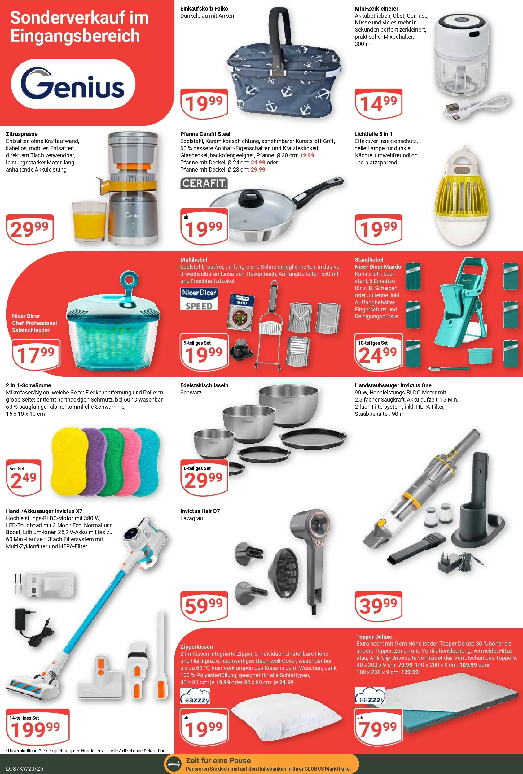 Globus Prospekt Losheim Am See	 (ab 10.05.2026) » Angebote online | Seite: 27 | Produkte: Kissen, Tisch, Lampe, Nüsse