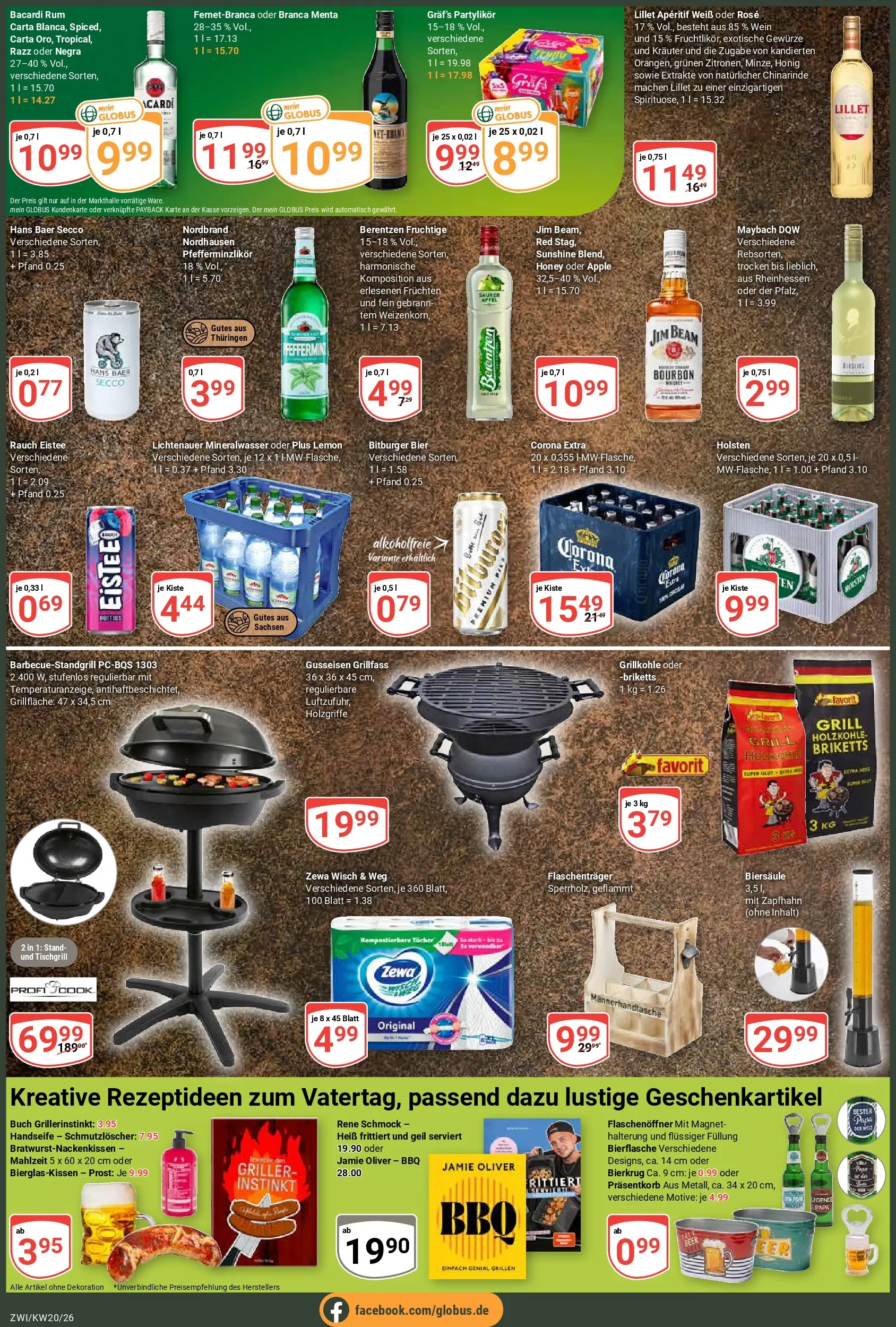 Globus Prospekt Zwickau	 (ab 10.05.2026) » Angebote online | Seite: 4 | Produkte: Bitburger, Grill, Rum, Lillet