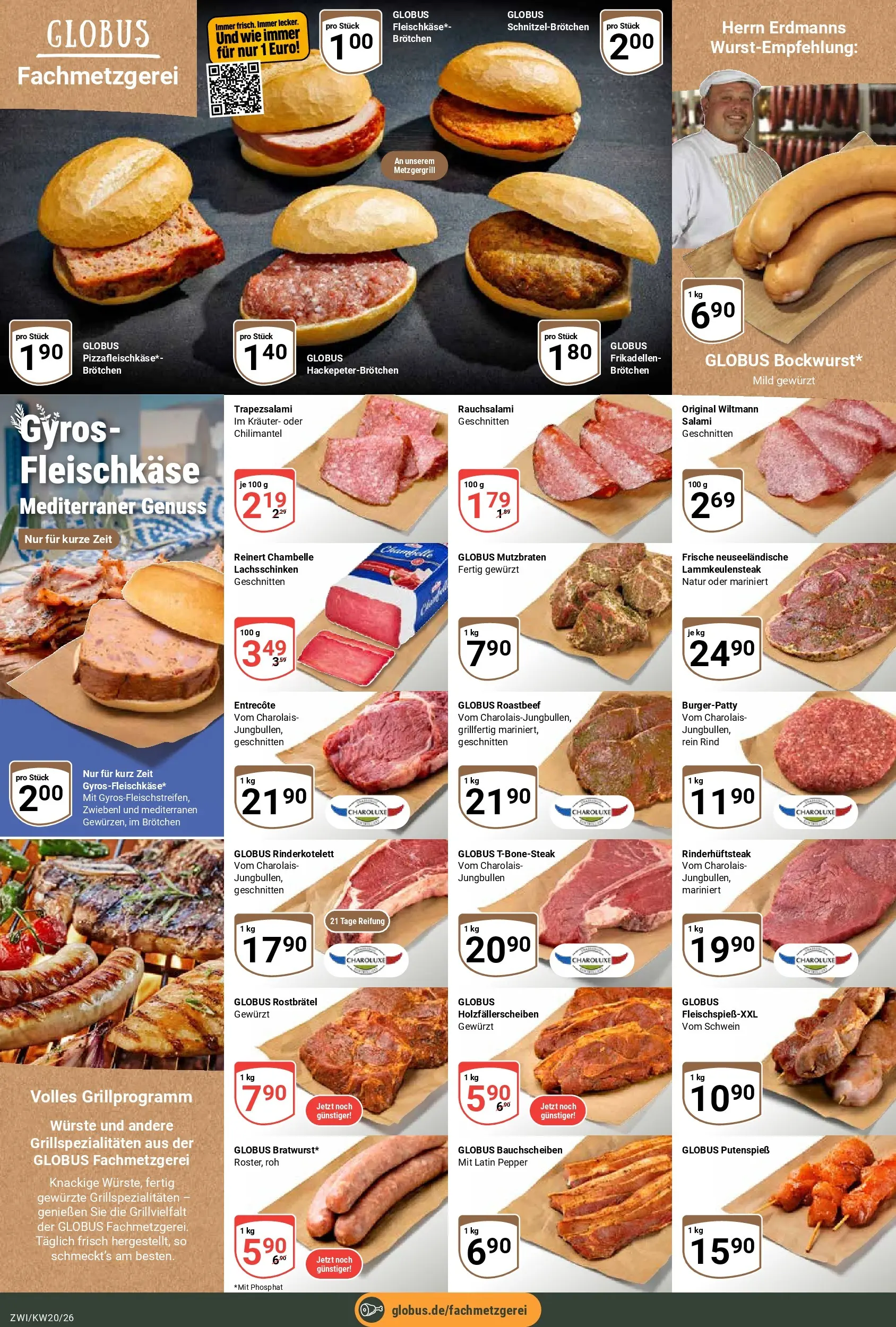 Globus Prospekt Zwickau	 (ab 10.05.2026) » Angebote online | Seite: 11 | Produkte: Entrecote, Roastbeef, Gyros, Salami