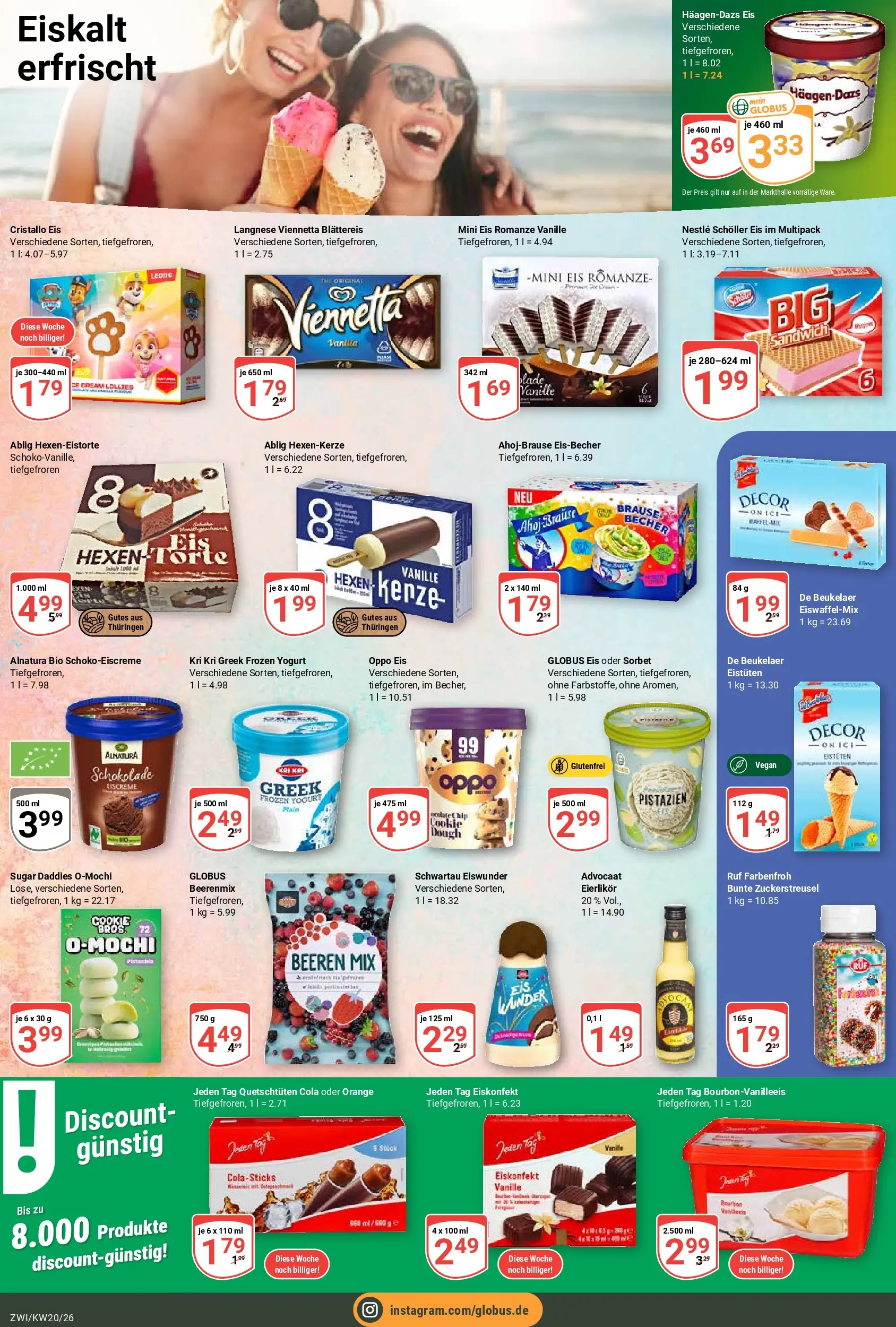 Globus Prospekt Zwickau	 (ab 10.05.2026) » Angebote online | Seite: 15 | Produkte: Langnese, Cola, Eiscreme, Eis