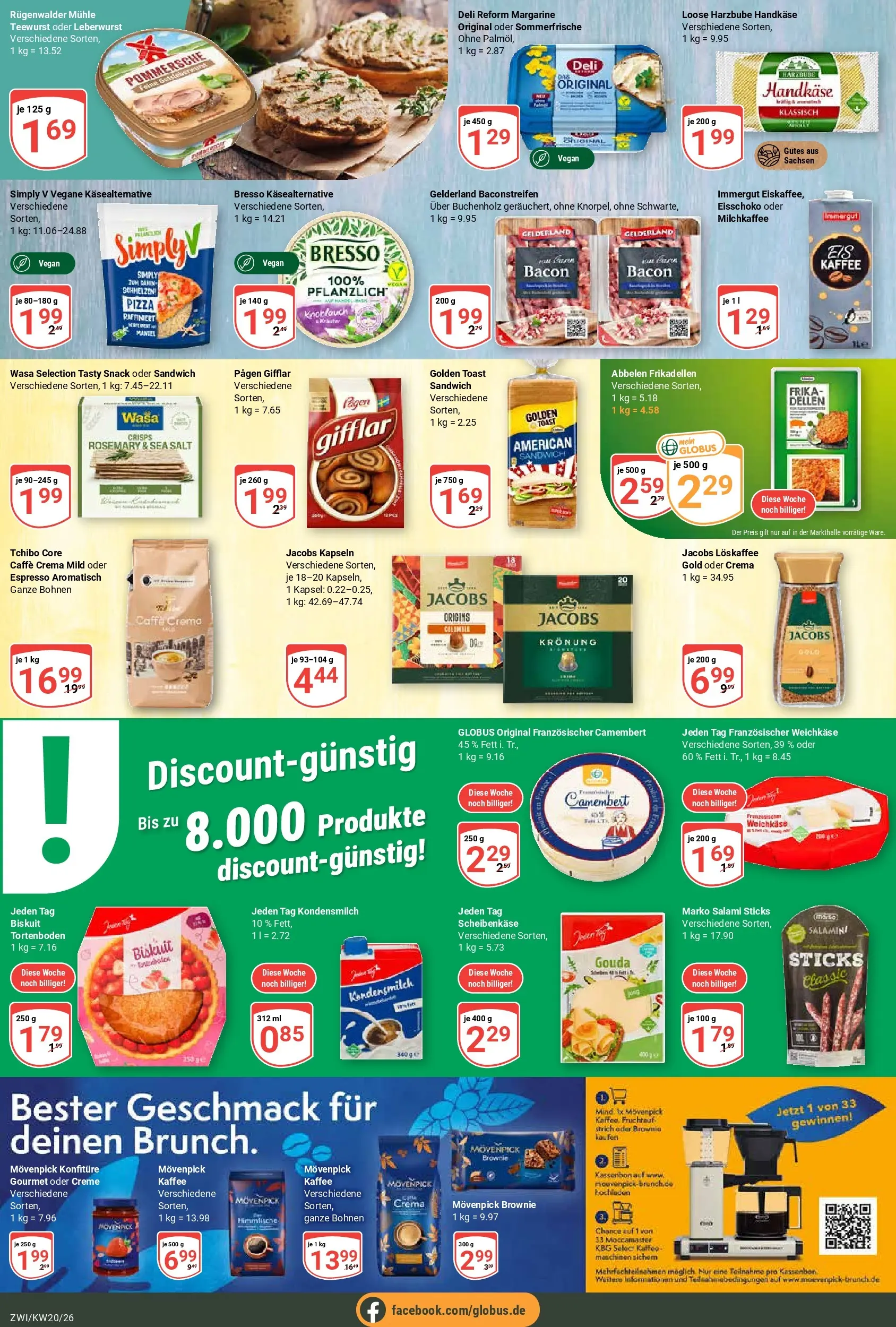 Globus Prospekt Zwickau	 (ab 10.05.2026) » Angebote online | Seite: 18 | Produkte: Margarine, Kaffee, Gouda, Salami