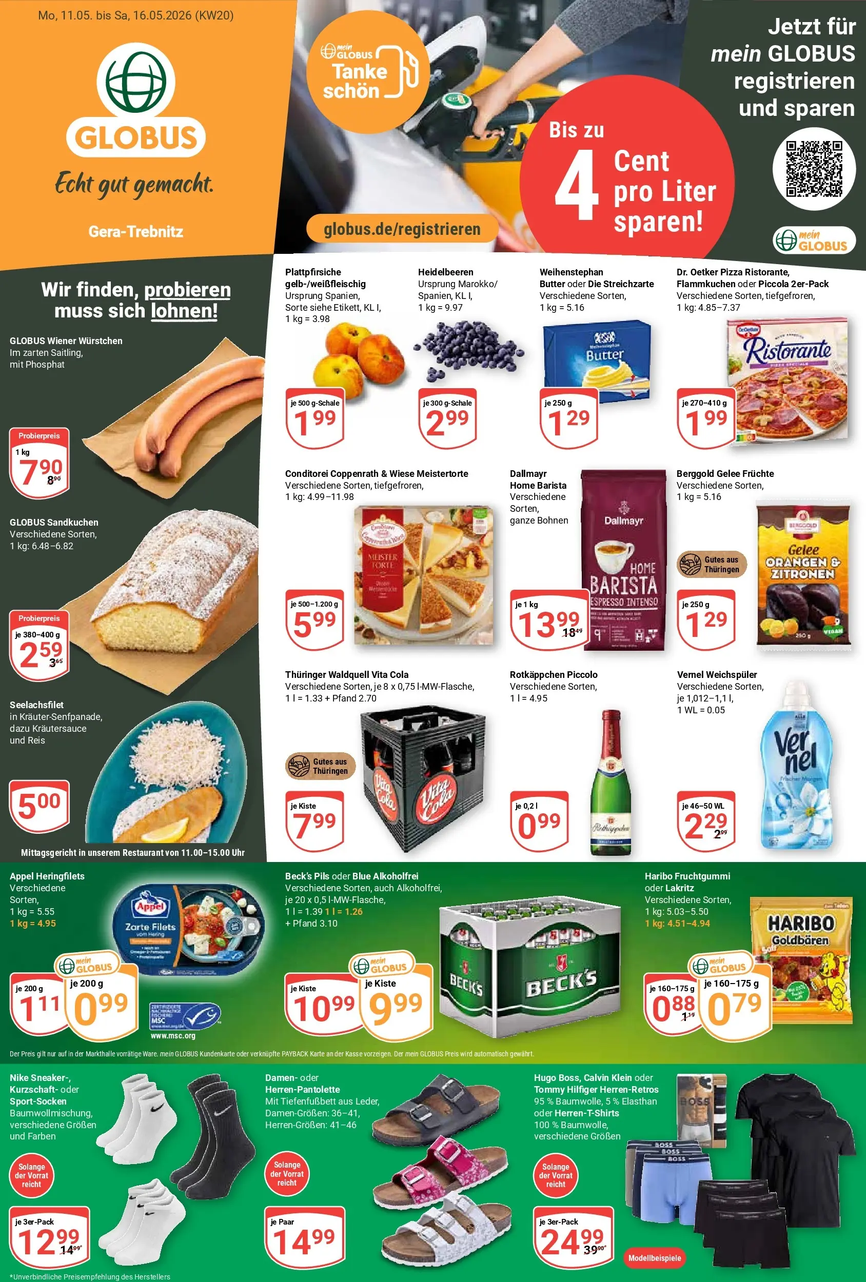 Globus Prospekt Gera	 (ab 10.05.2026) » Angebote online | Seite: 5 | Produkte: Butter, Rotkäppchen, Pizza, Reis