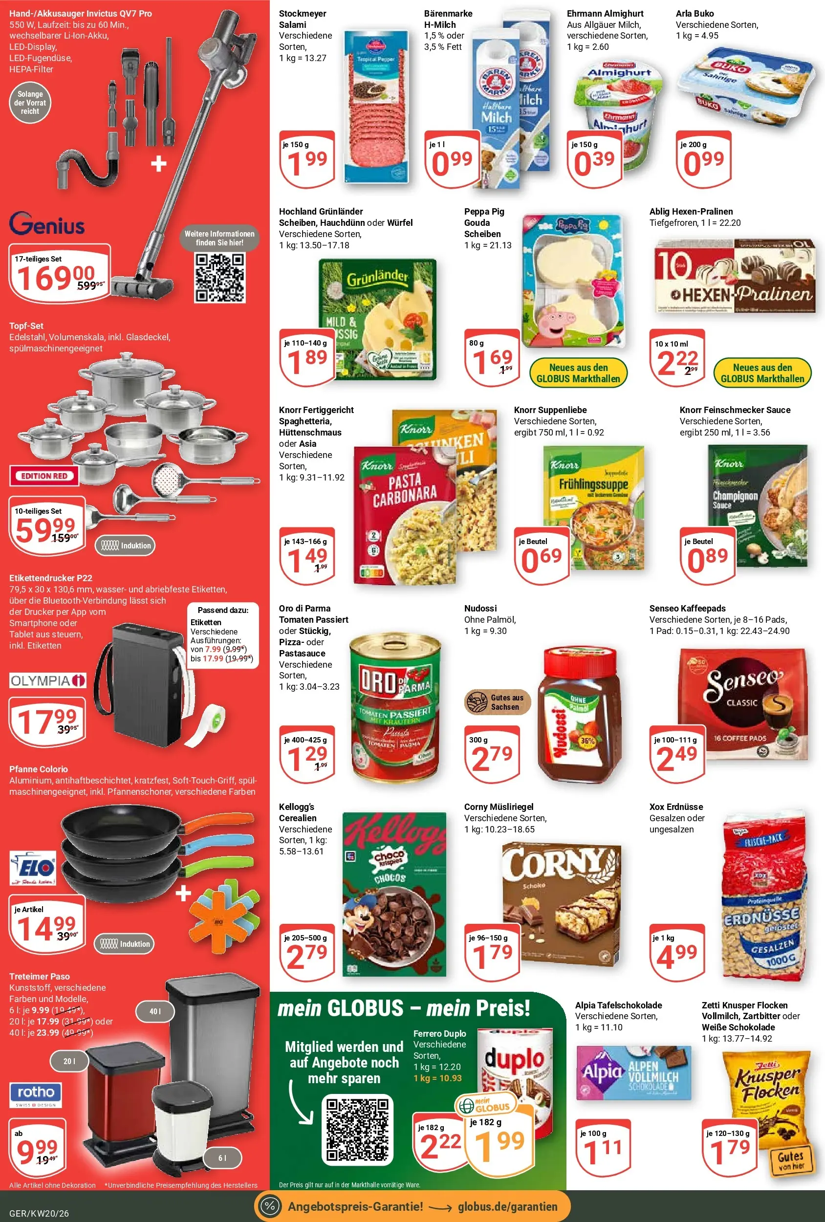 Globus Prospekt Gera	 (ab 10.05.2026) » Angebote online | Seite: 6 | Produkte: Kaffeepads, Erdnüsse, Smartphone, Drucker