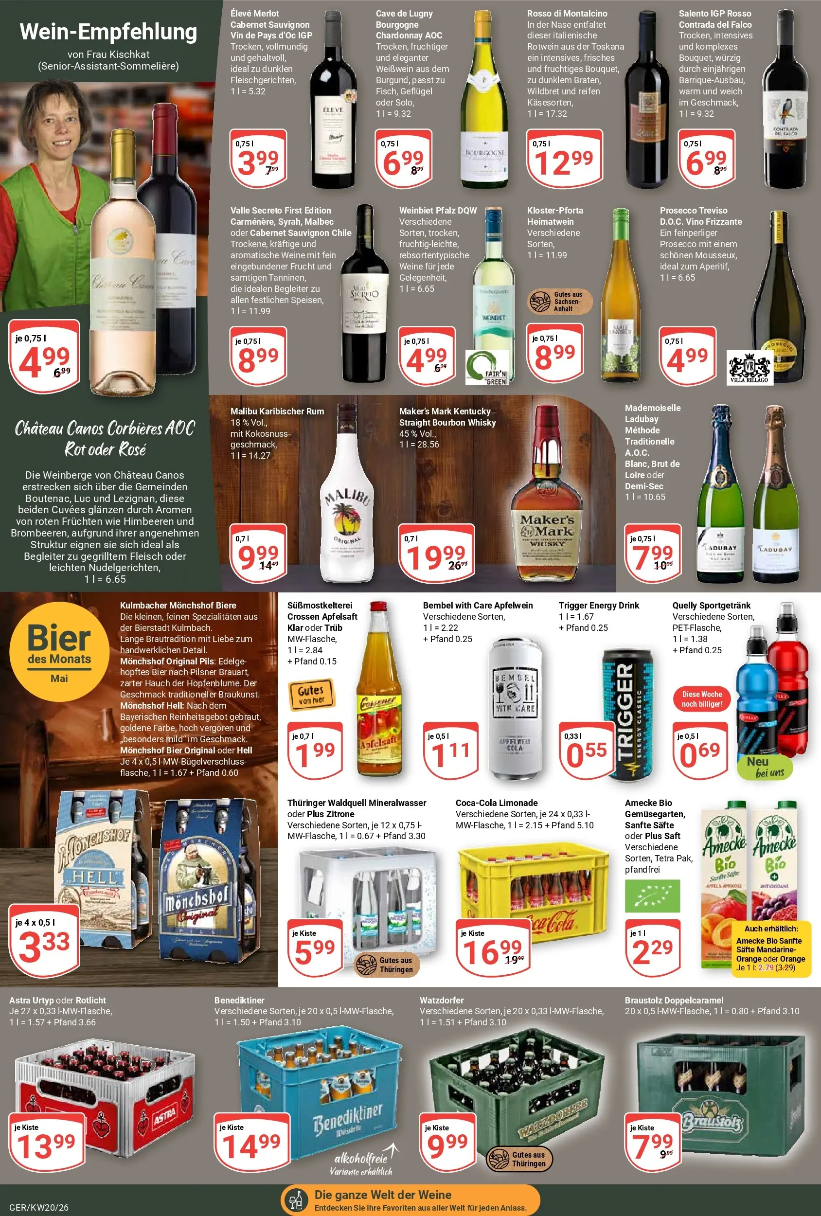 Globus Prospekt Gera	 (ab 10.05.2026) » Angebote online | Seite: 23 | Produkte: Cola, Energy, Bier, Astra
