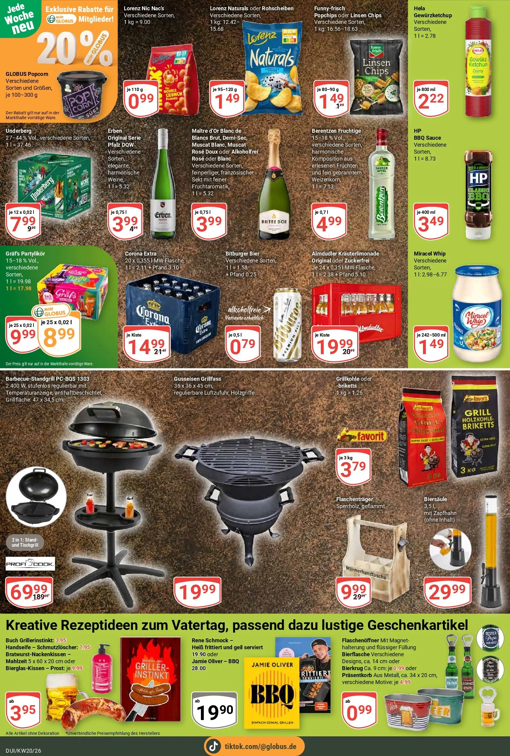 Globus Prospekt Duisburg	 (ab 10.05.2026) » Angebote online | Seite: 5 | Produkte: Bitburger, Chips, Griller, Underberg