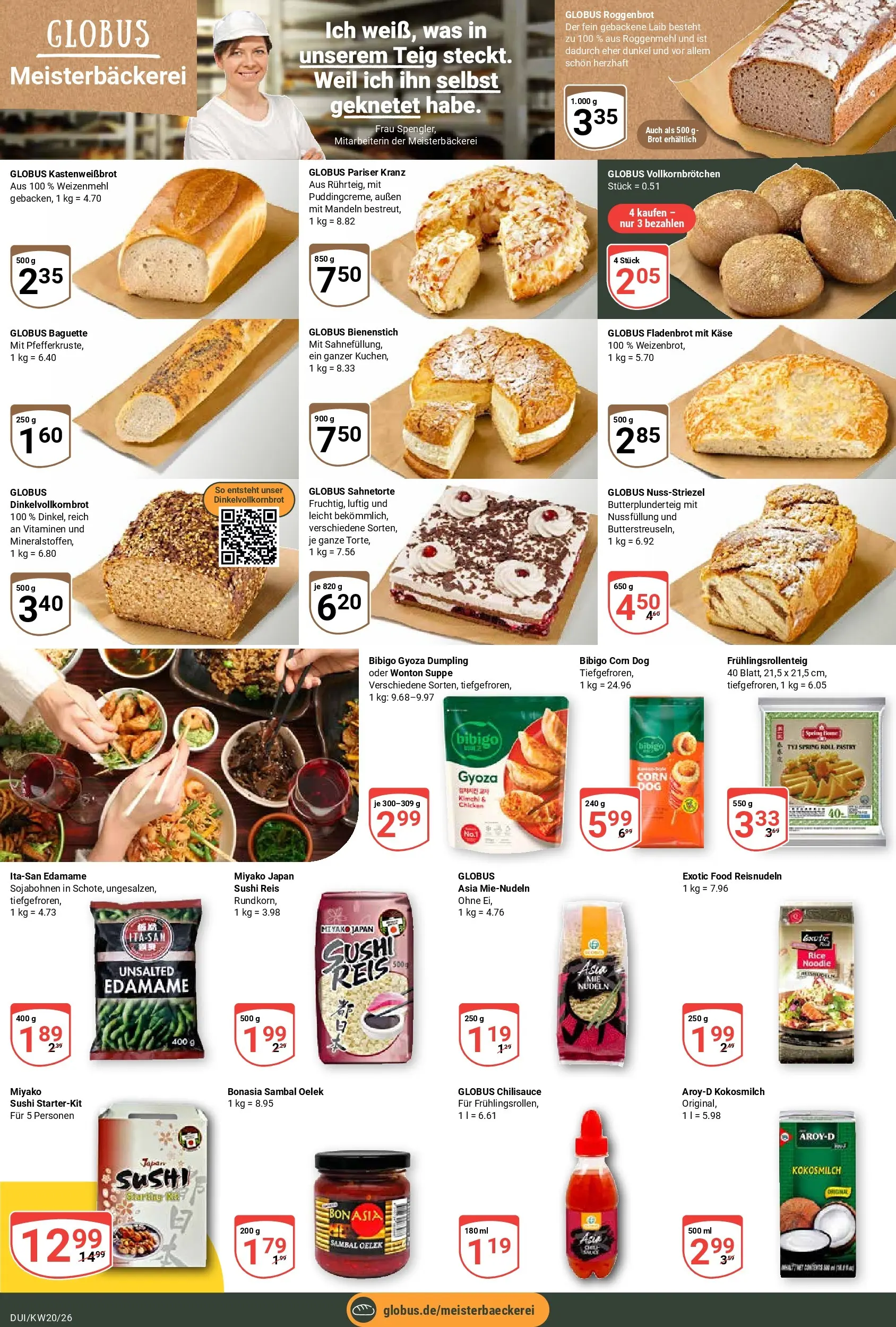 Globus Prospekt Duisburg	 (ab 10.05.2026) » Angebote online | Seite: 7 | Produkte: Käse, Mandeln, Brot, Reis