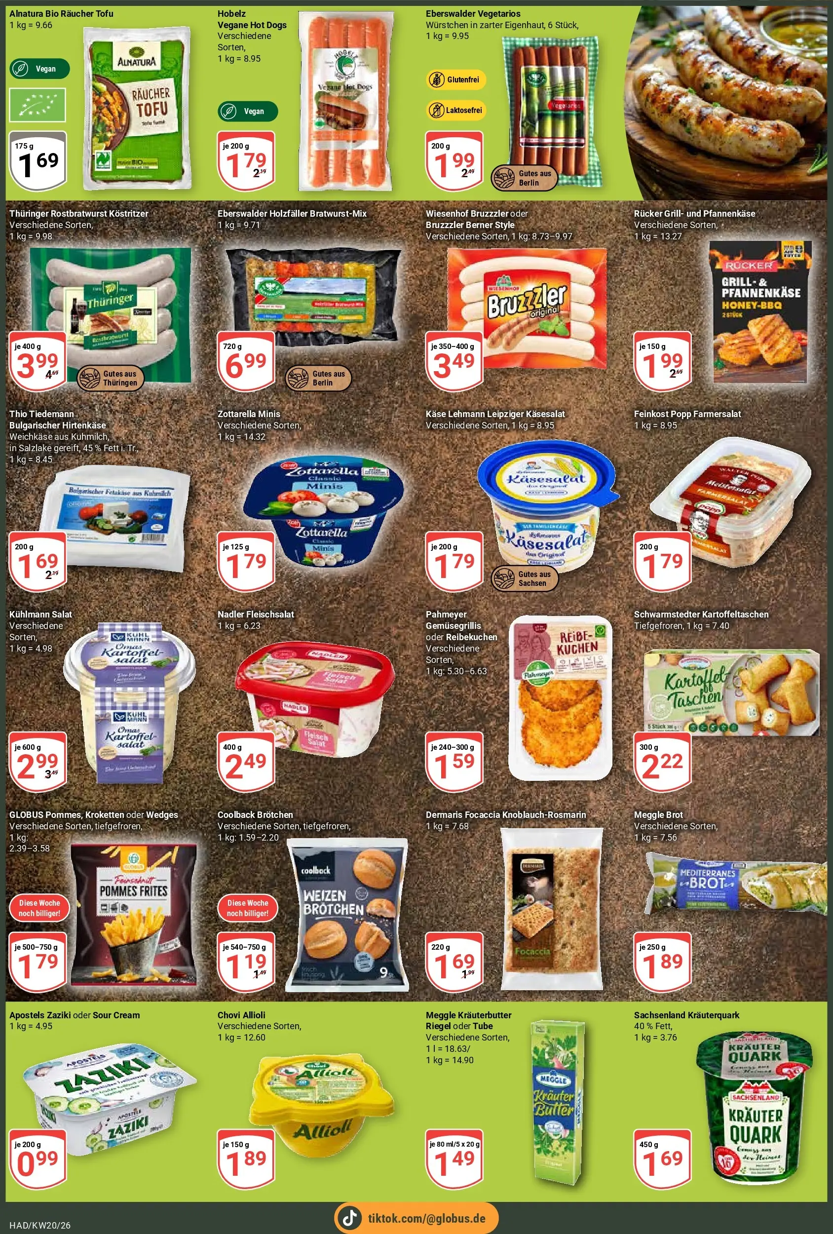 Globus Prospekt Halle (saale)	 (ab 10.05.2026) » Angebote online | Seite: 2 | Produkte: Grill, Kräuterbutter, Pommes frites, Brot