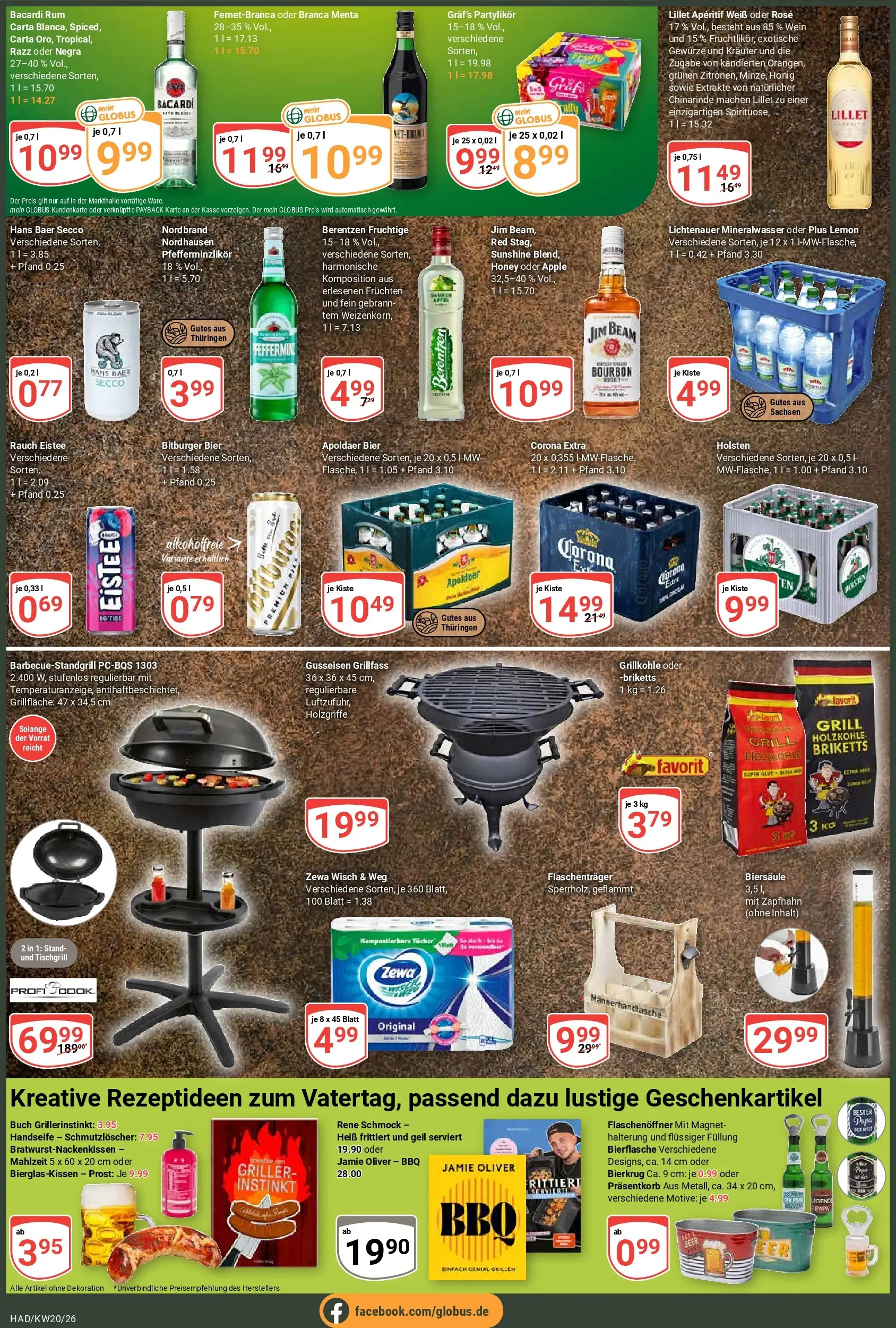 Globus Prospekt Halle (saale)	 (ab 10.05.2026) » Angebote online | Seite: 4 | Produkte: Bacardi, Grill, Holsten, Apple