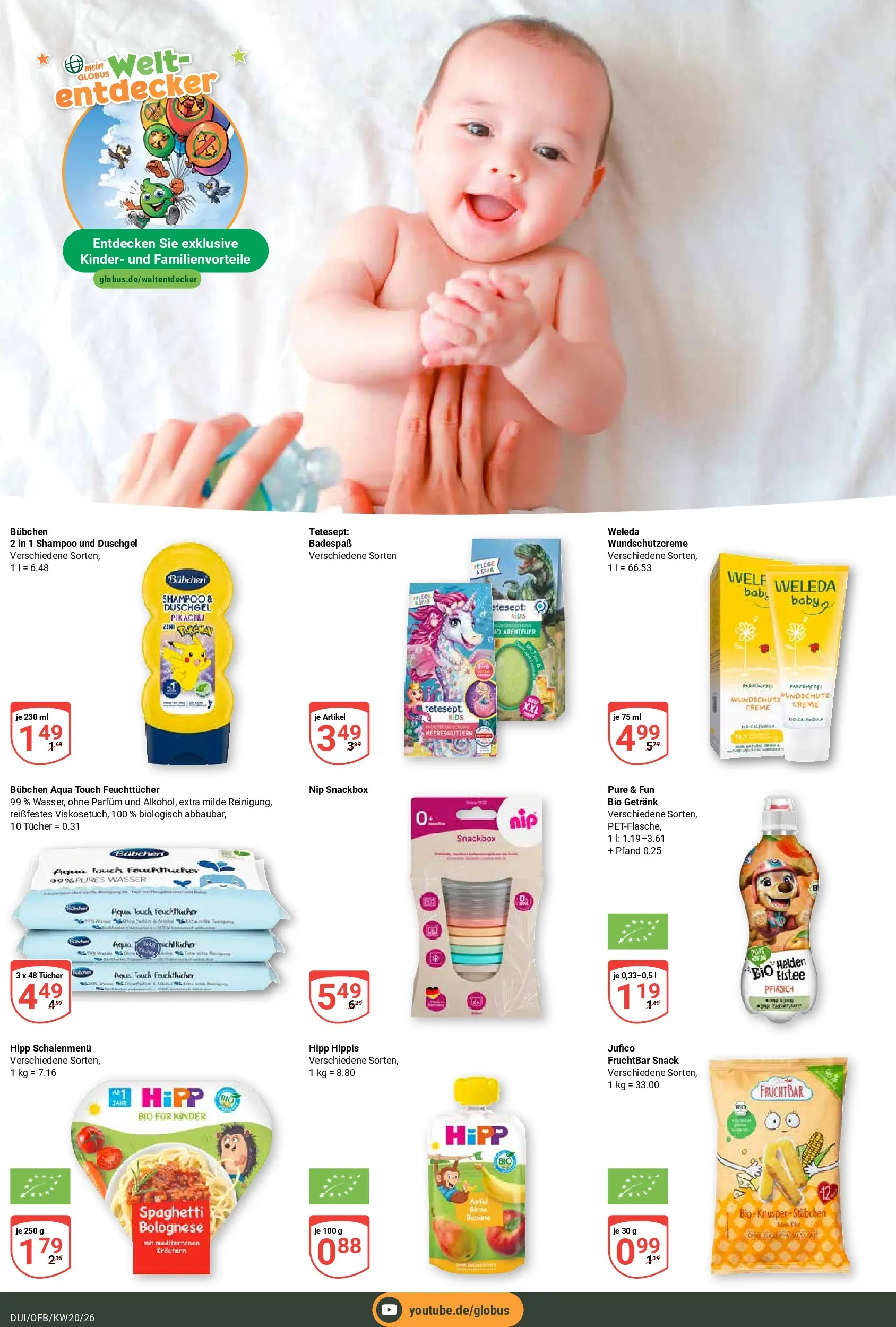 Globus Prospekt Duisburg	 (ab 10.05.2026) » Angebote online | Seite: 23 | Produkte: Parfüm, Duschgel, Wasser, Pfirsich