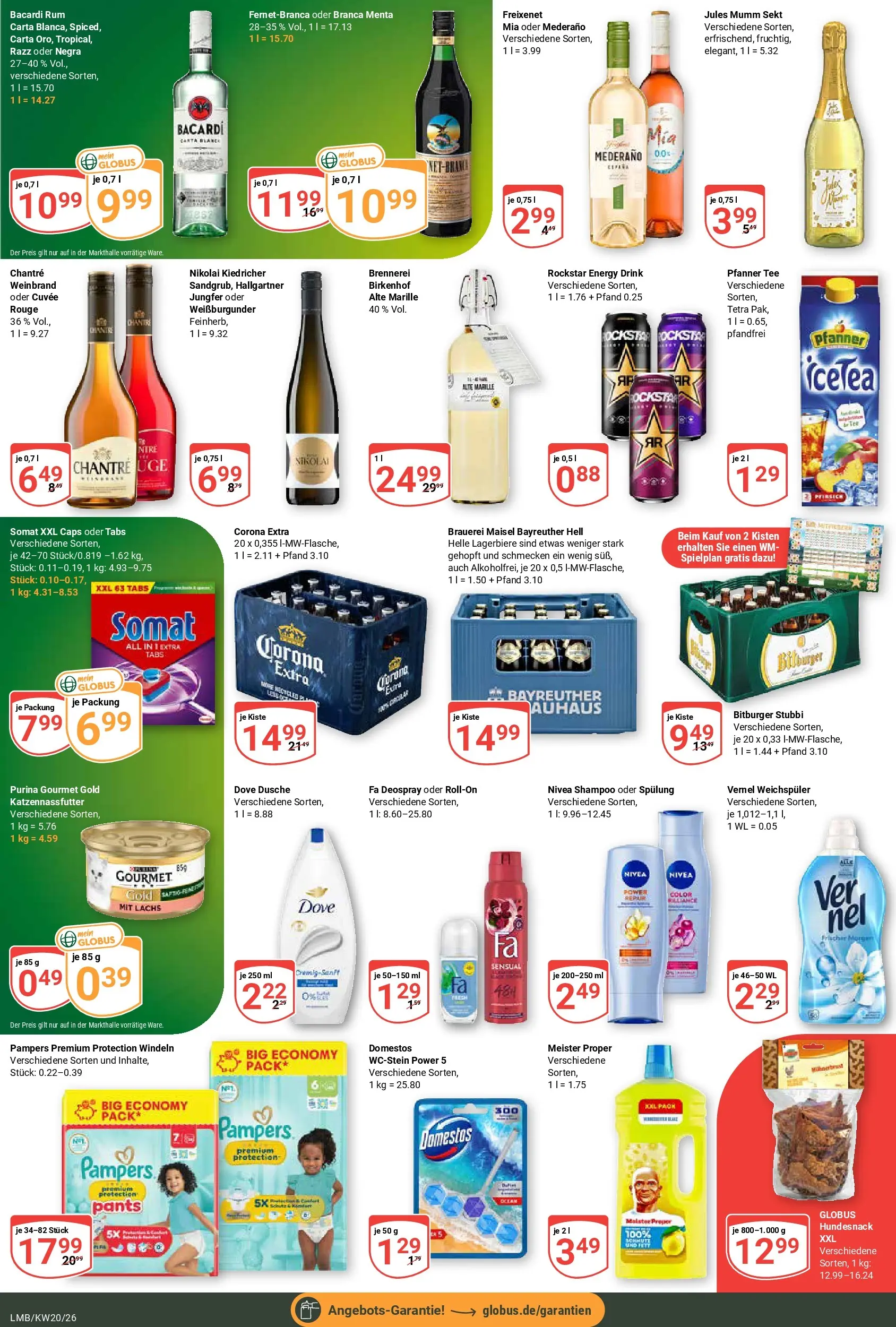 Globus Prospekt Limburg	 (ab 10.05.2026) » Angebote online | Seite: 3 | Produkte: Bitburger, Jules mumm, Chantré, Vernel