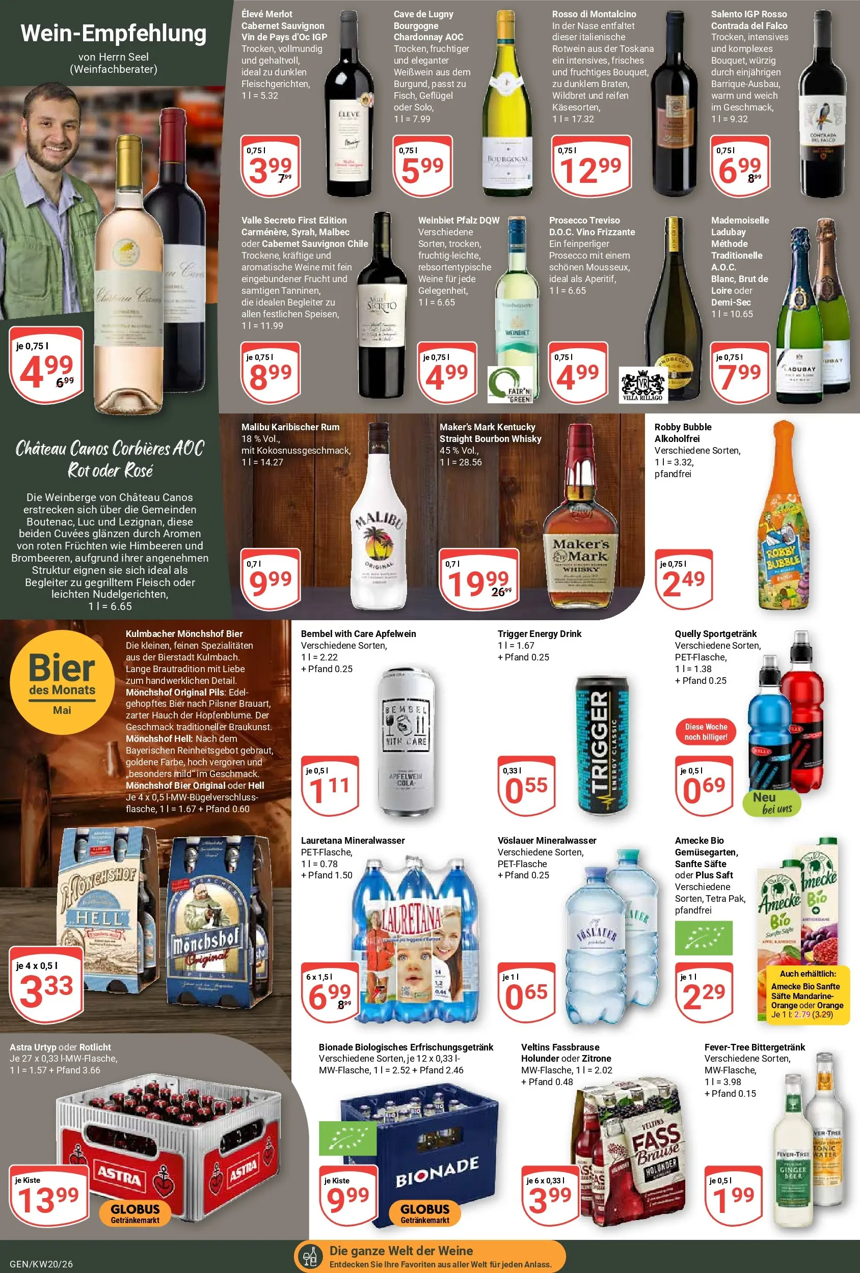 Globus Prospekt Gensingen	 (ab 10.05.2026) » Angebote online | Seite: 23 | Produkte: Himbeeren, Merlot, Zitrone, Bourbon