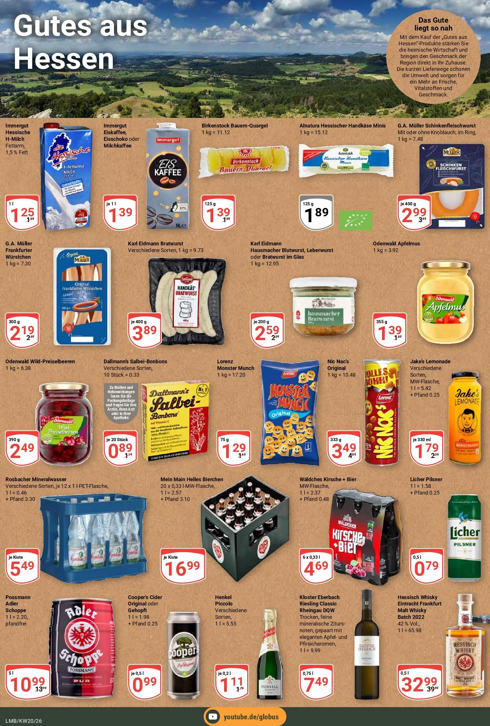 Globus Prospekt Limburg	 (ab 10.05.2026) » Angebote online | Seite: 21 | Produkte: Bier, Äpfel, Mineralwasser, Monster