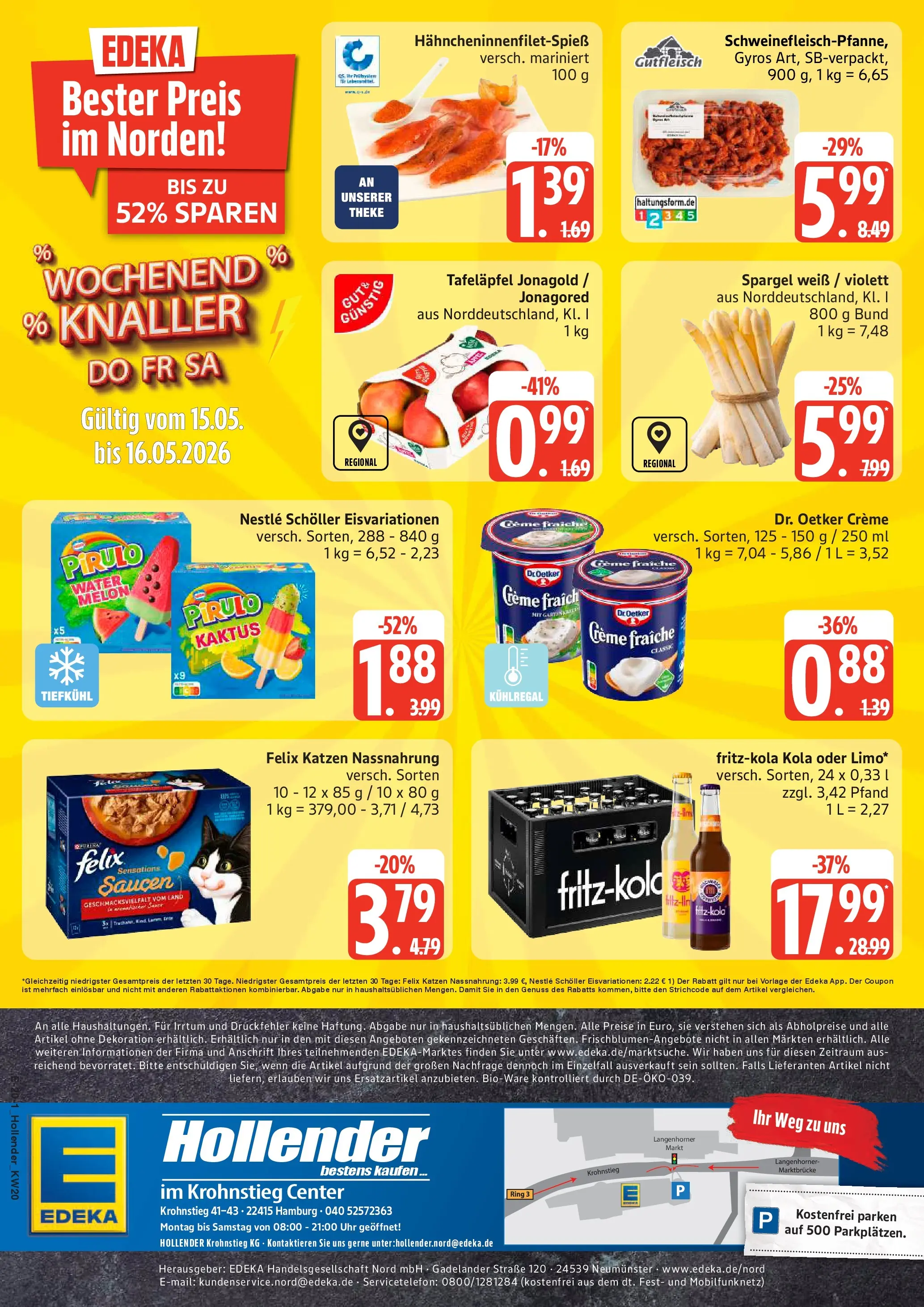 Edeka prospekt Hamburg	 (ab 10.05.2026) » Angebote Online | Seite: 28 | Produkte: Spargel, Creme, Gyros, Uhr