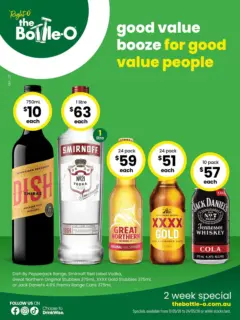 Preview of The Bottle-O - Good Value Booze, For Good Value People 11/05 - valid from 10.05.2026