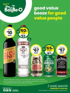 Preview of The Bottle-O - Good Value Booze, For Good Value People. 11/05 - valid from 10.05.2026