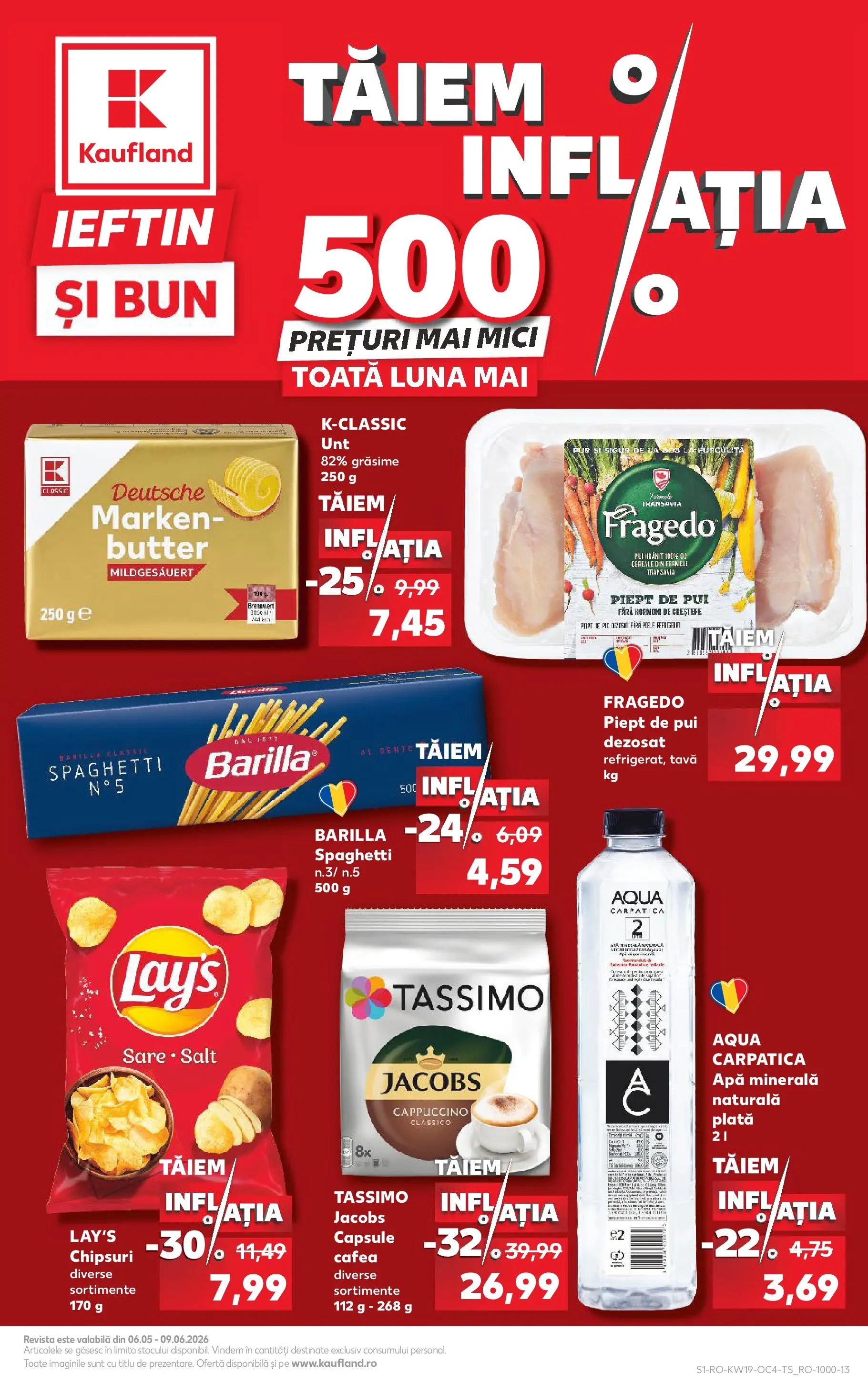Kaufland Arad 06.05.2026 - Revista si Oferta | Pagină: 1 | Produse: Yazı tahtası kalemi, Mici, Unt, Chipsuri