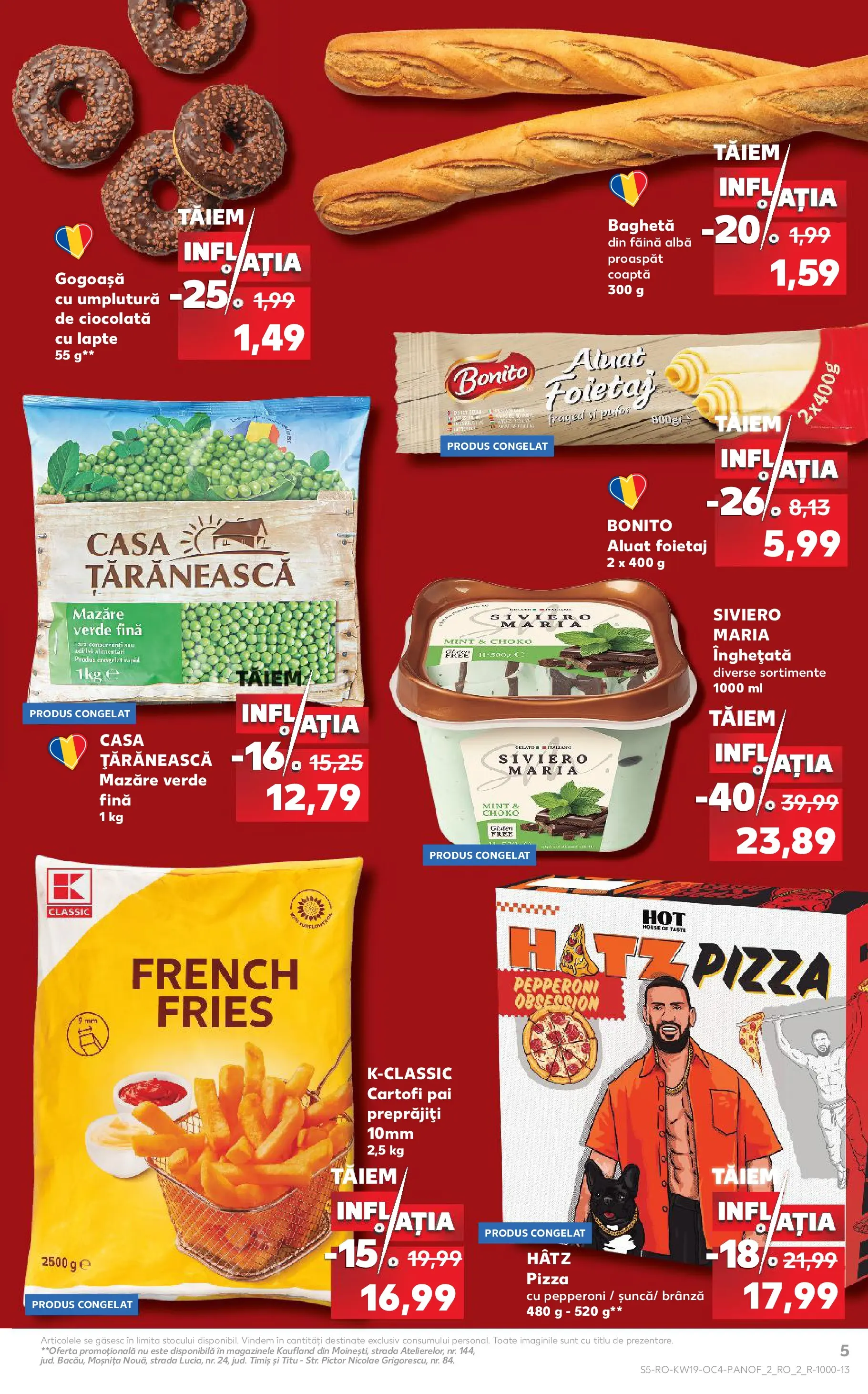 Kaufland Zalau 05.05.2026 - Revista si Oferta | Pagină: 5 | Produse: Foietaj, Aluat, Brânză, Pizza