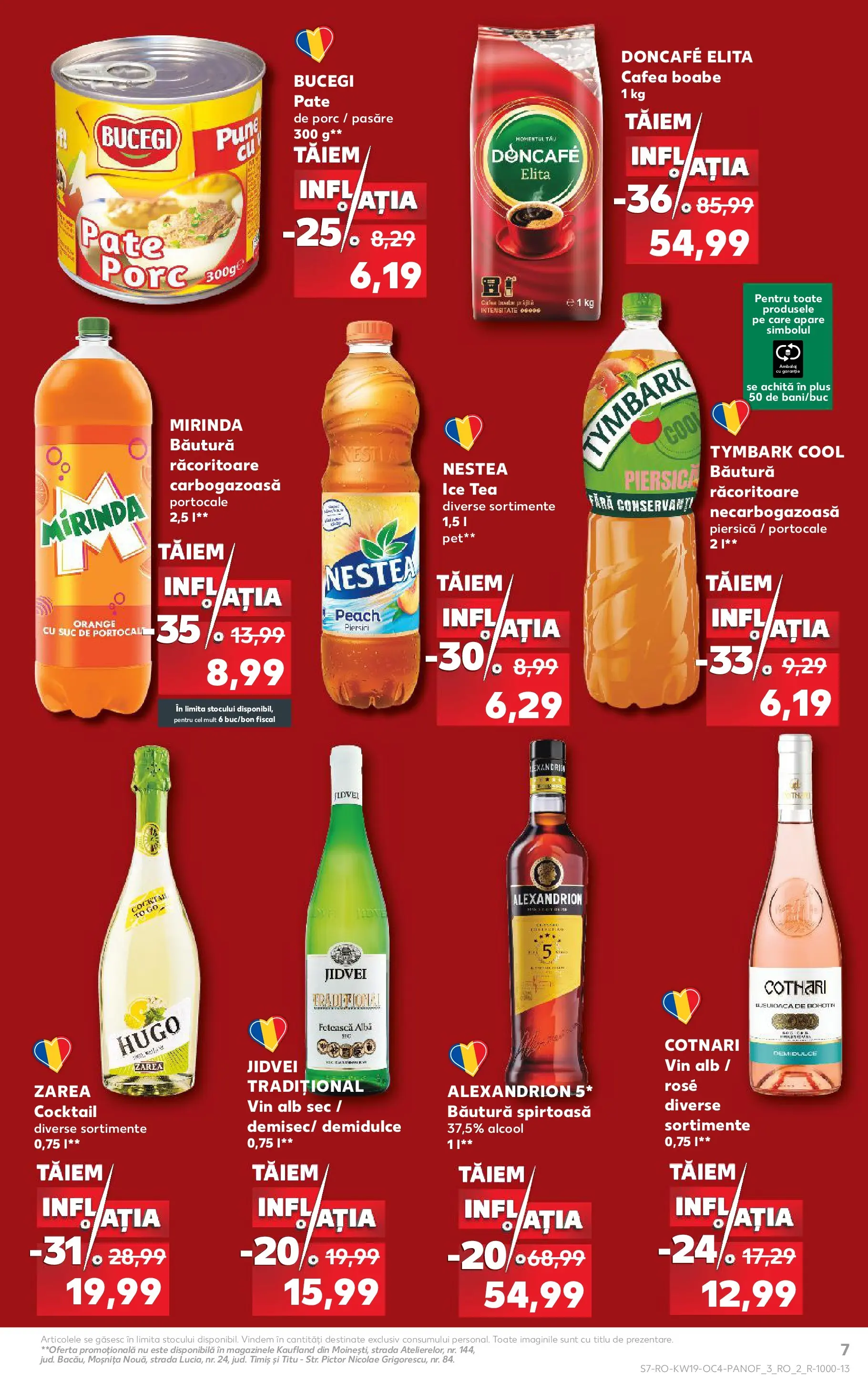 Kaufland Zalau 05.05.2026 - Revista si Oferta | Pagină: 7 | Produse: Piersică, Pate, Cafea, Ice tea
