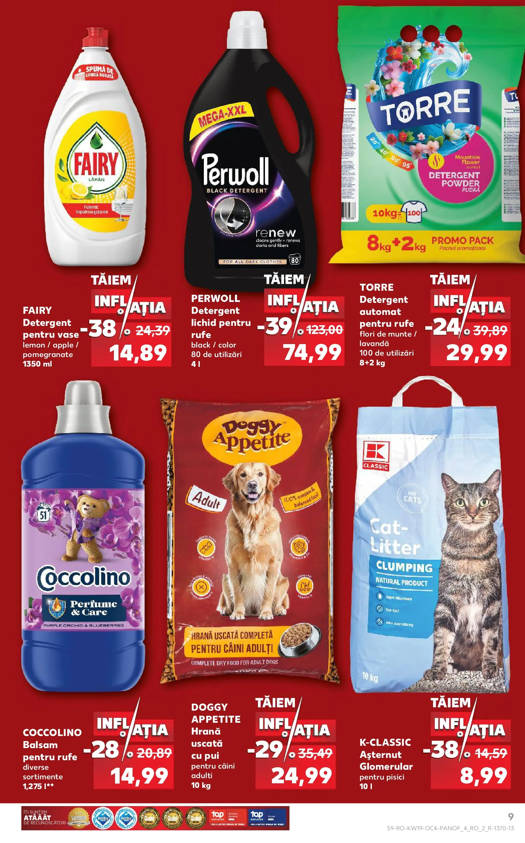 Kaufland Alexandria 06.05.2026 - Revista si Oferta | Pagină: 9 | Produse: Kedi Ödül Oyuncakları, Apple, Detergent, Lămâie