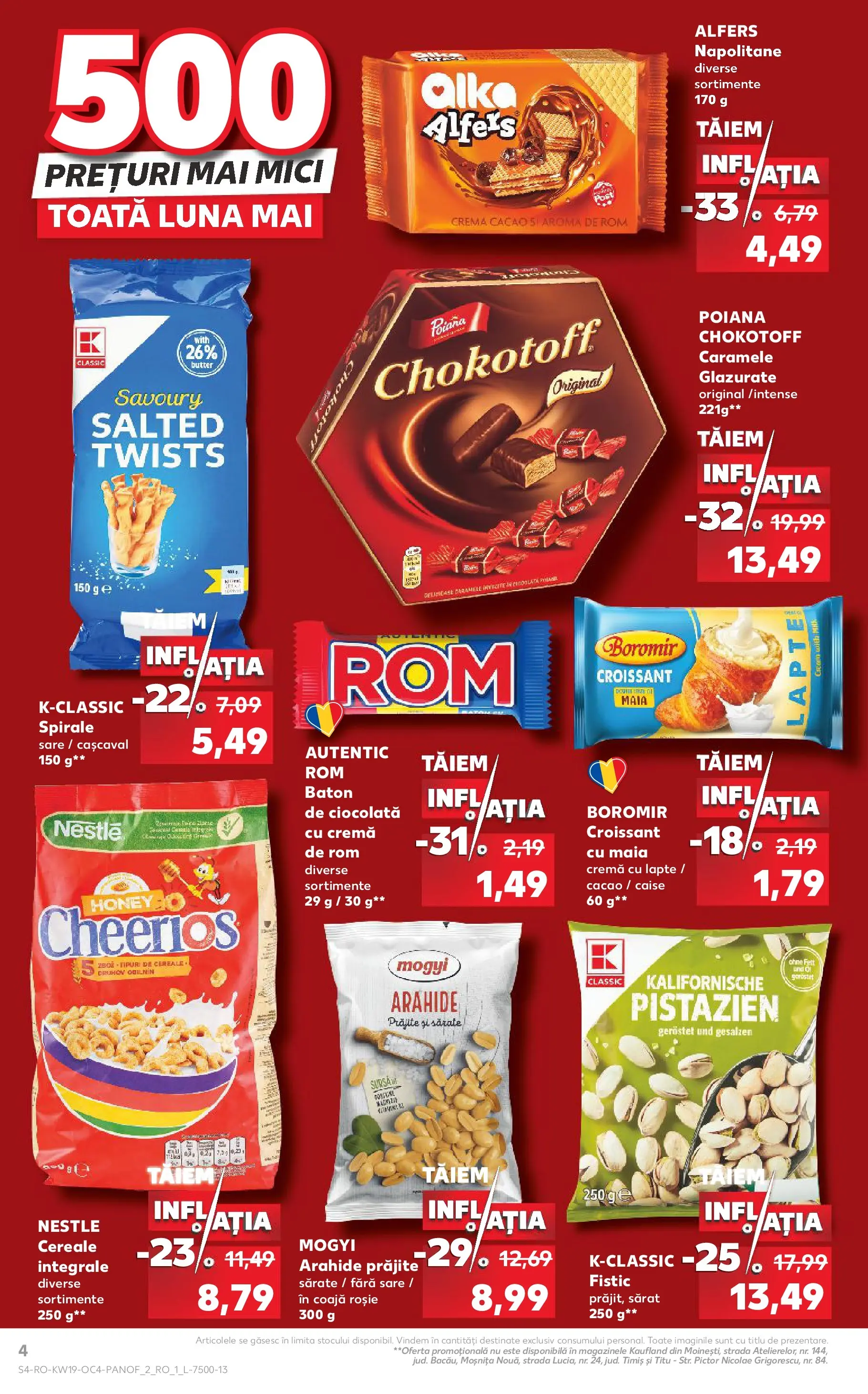 Kaufland Viseu de Sus 06.05.2026 - Revista si Oferta | Pagină: 4 | Produse: Cașcaval, Mici, Lapte, Fistic