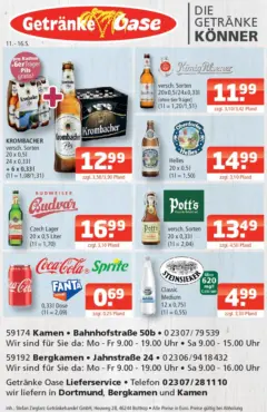 Angebote - Getränke Oase: Getränkeangebote ab 10.05.2026 gültig Angebote - Getränke Oase: Getränkeangebote ab 10.05.2026 gültig