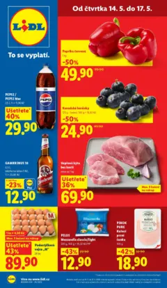 Náhled letáku Lidl aktuální leták od 14.05.2026