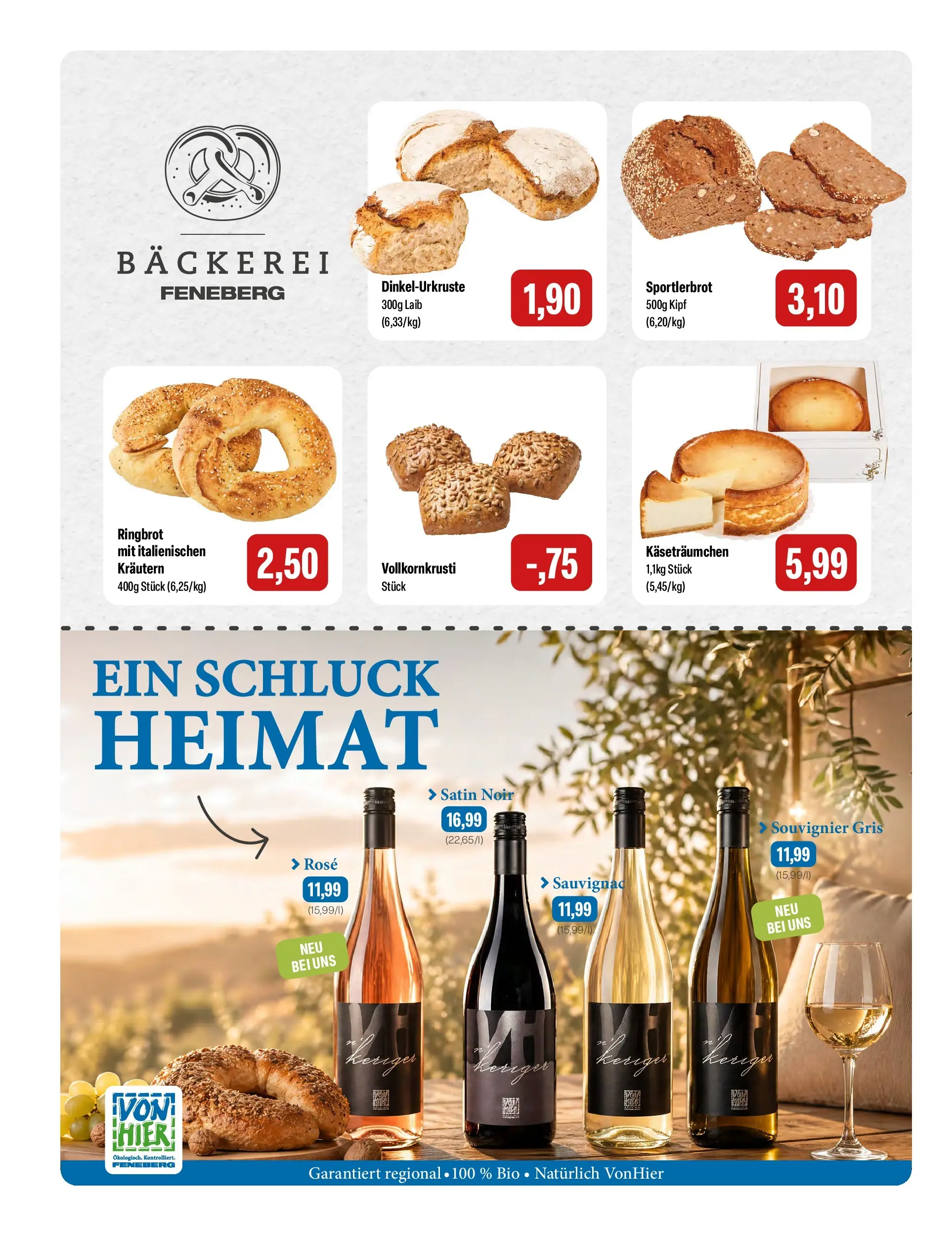 Feneberg Aktuelle Angebote (ab 15.05.2026) zum Blättern | Seite: 4 | Produkte: Bäckerei