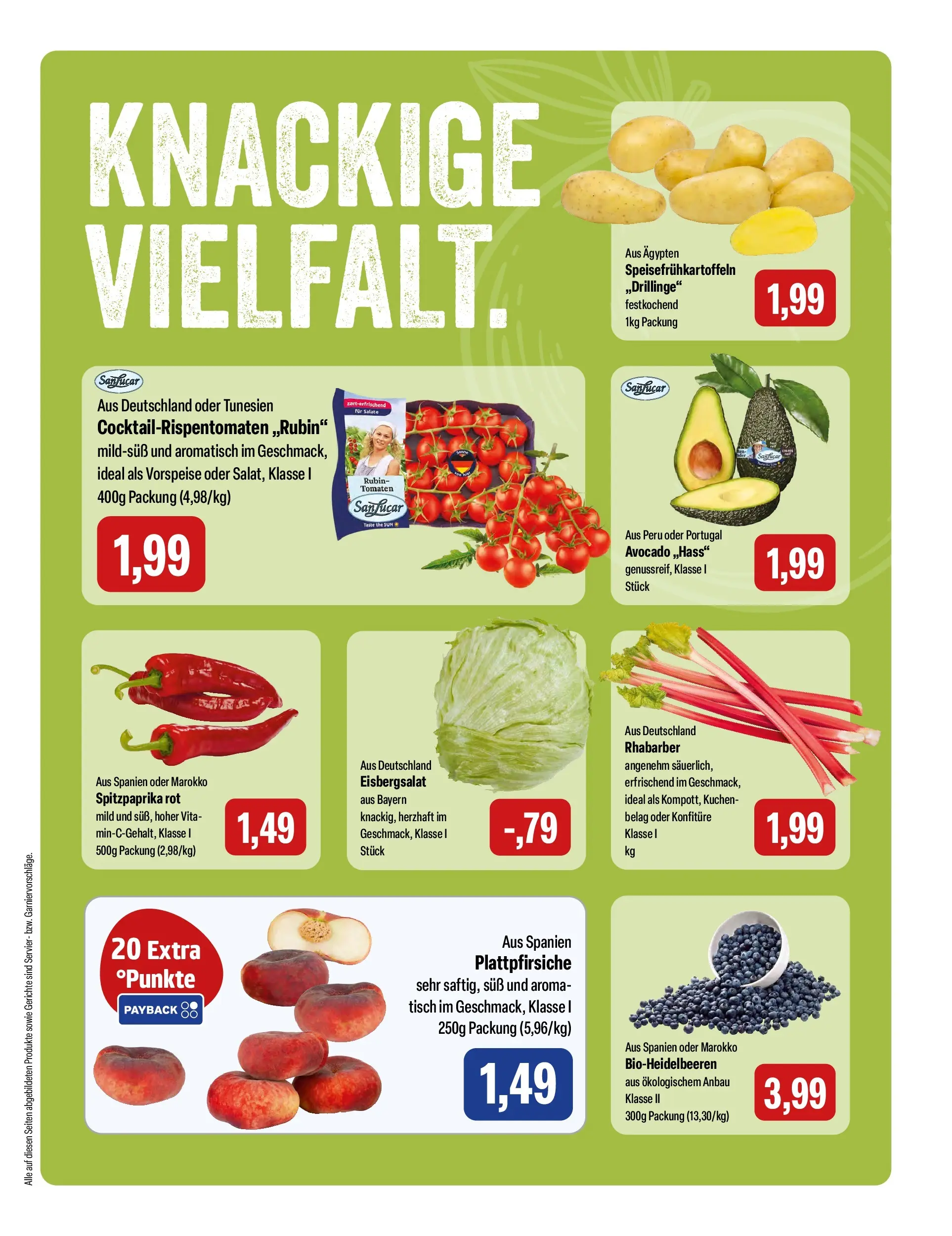 Feneberg Aktuelle Angebote (ab 15.05.2026) zum Blättern | Seite: 5 | Produkte: Eisbergsalat, Avocado, Rhabarber, Kuchen