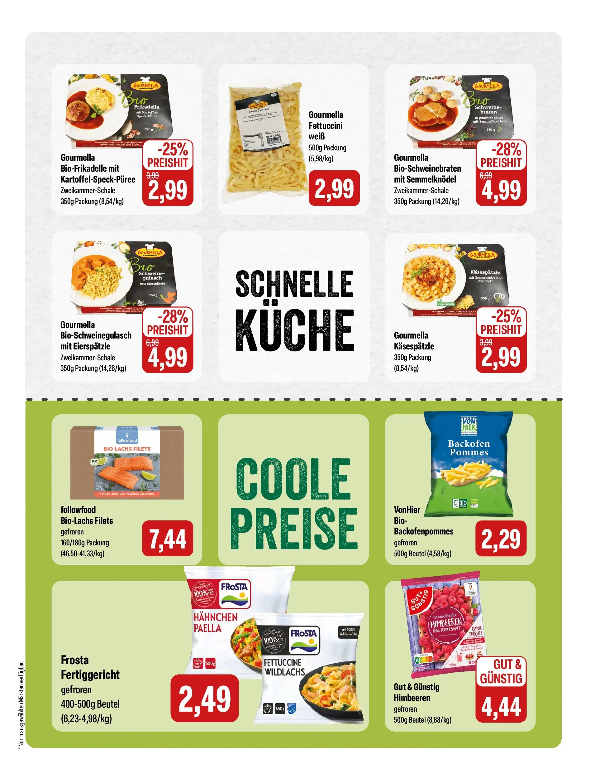 Feneberg Aktuelle Angebote (ab 15.05.2026) zum Blättern | Seite: 13 | Produkte: Küche, Frosta, Lachs, Gulasch