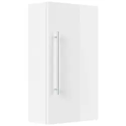 MIDISCHRANK Wei&szlig; Hochglanz B: 35cm