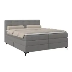 Boxspringbett MITTO Grau 180x200 cm