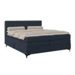 M&ouml;belix Boxspringbett MITTO Dunkelblau 160x200 cm