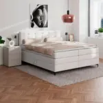M&ouml;belix Boxspringbett MITTO Champagner 180x200 cm