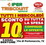 IperTriscount Sconto su tutta 10% - al 19.05.2026