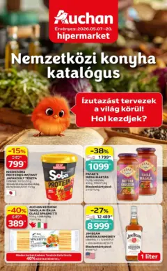 Auchan Nemzetközi konyha ajánlataink Budapest - amely érvényes a következő dátumtól: 07.05.2026