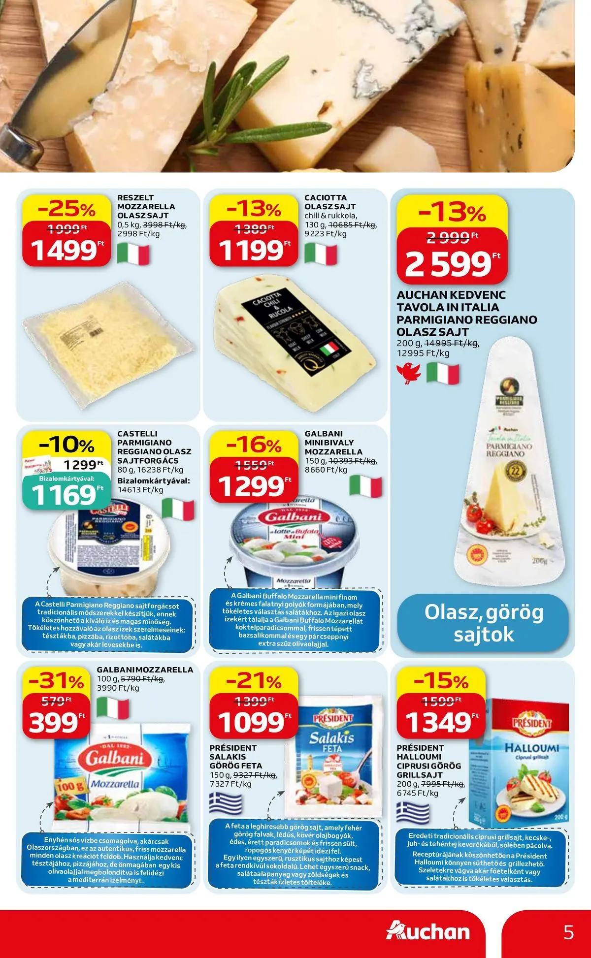 Auchan akciós újság Fót - 2026.05.08. -tól/töl > akció, lapozható szórólap 🛍️ | Oldal: 5